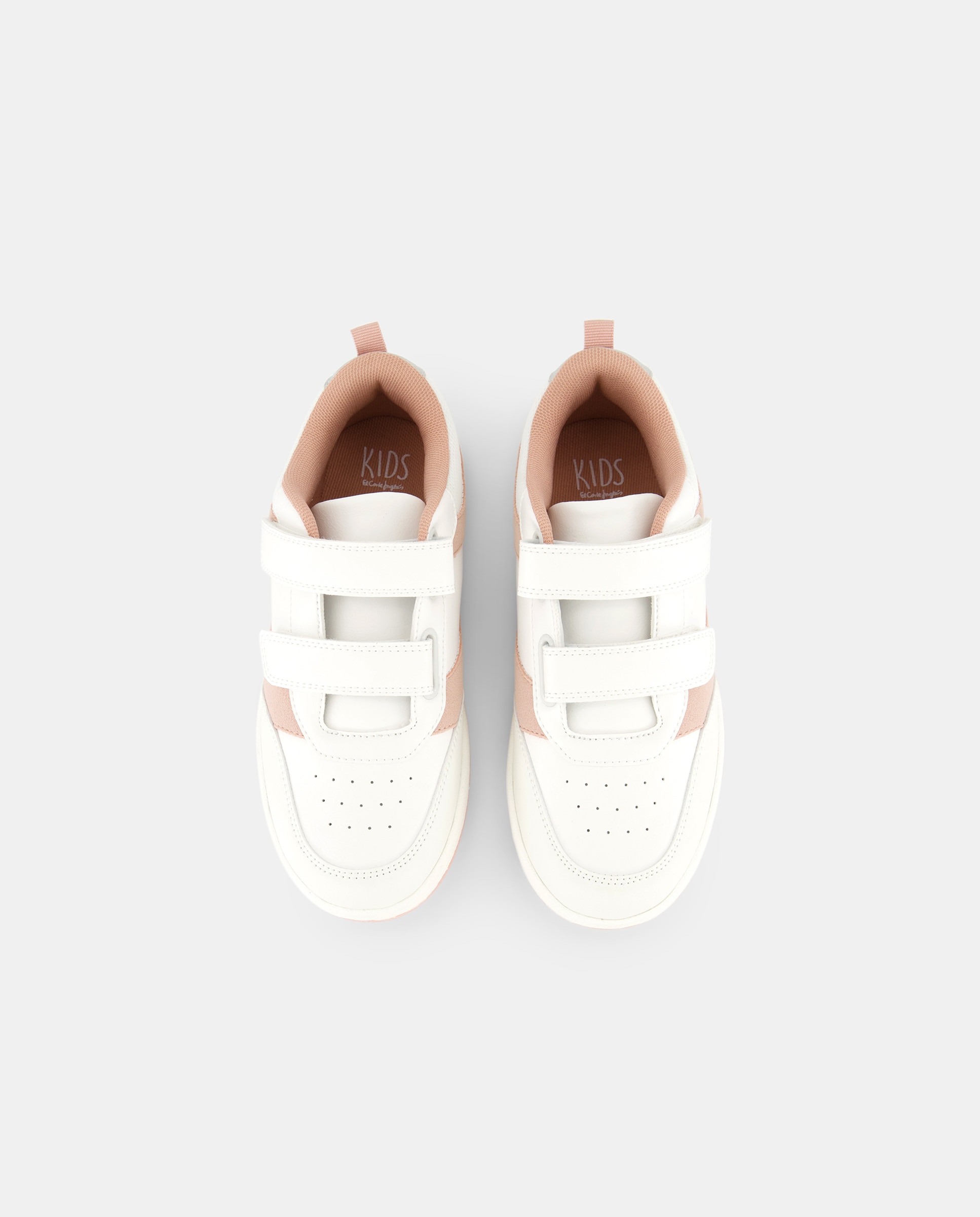 Sapatilhas Escolares Lisas Rosa-claro-4