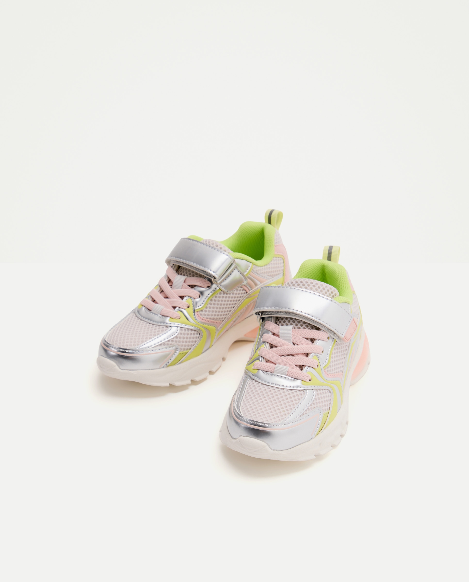 Sapatilhas de Running com Luzes e Biqueira Redonda Kids El Corte Inglés 200 Rosa-2