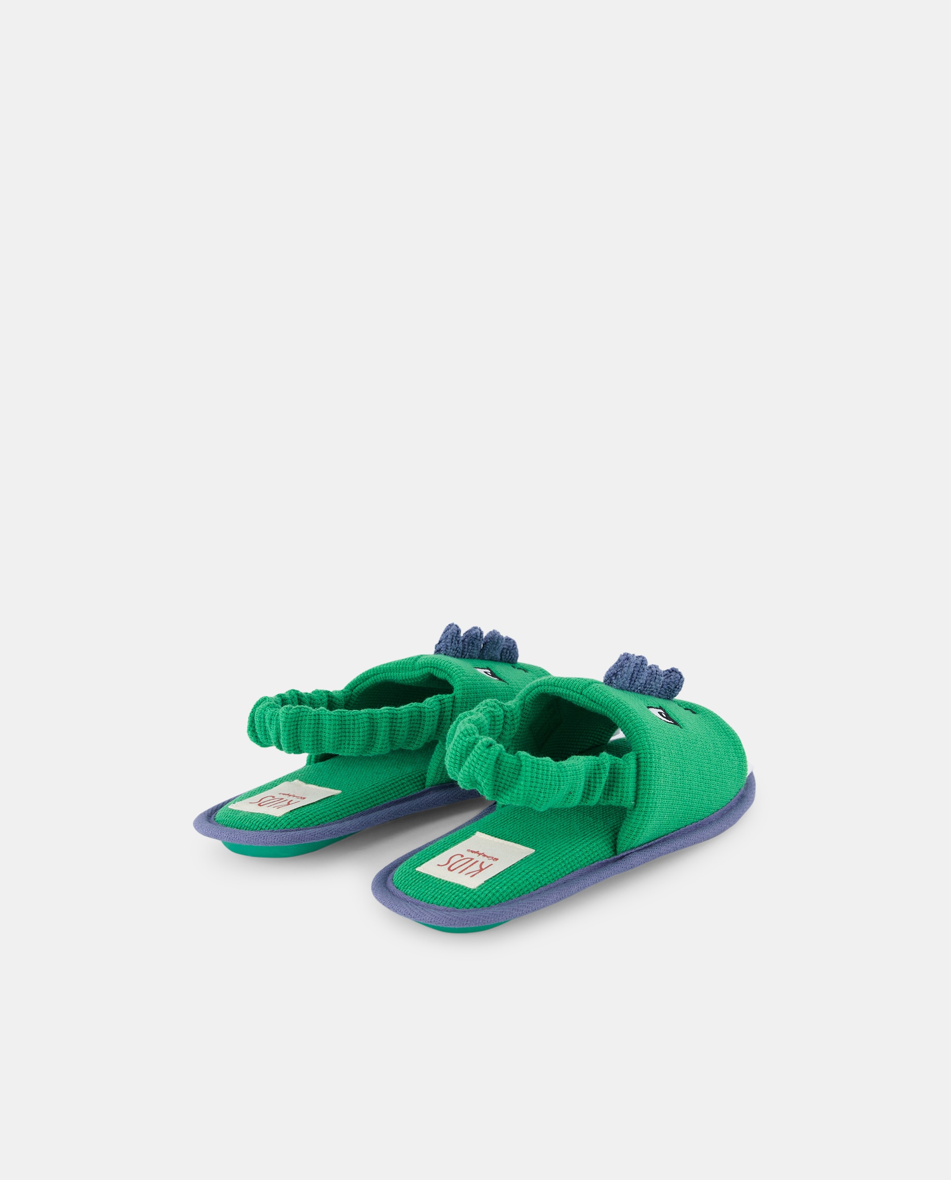 Pantufas com Animal Print de Crocodilo Kids El Corte Inglés Verde-3