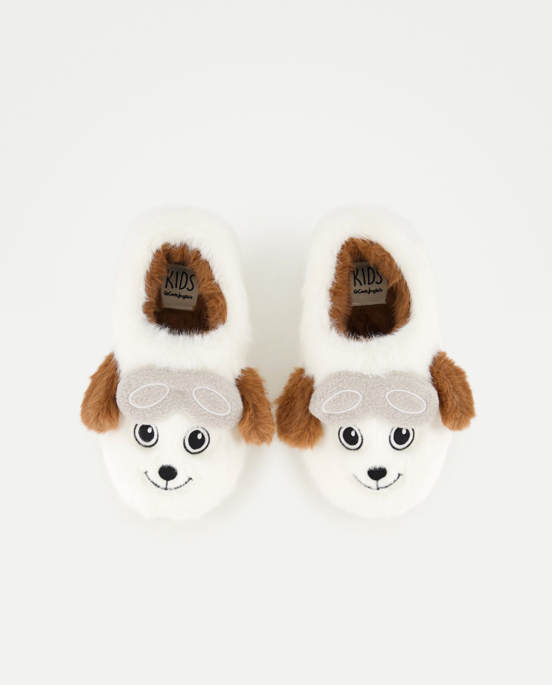 Pantufas com Pelo 120 Cru-4
