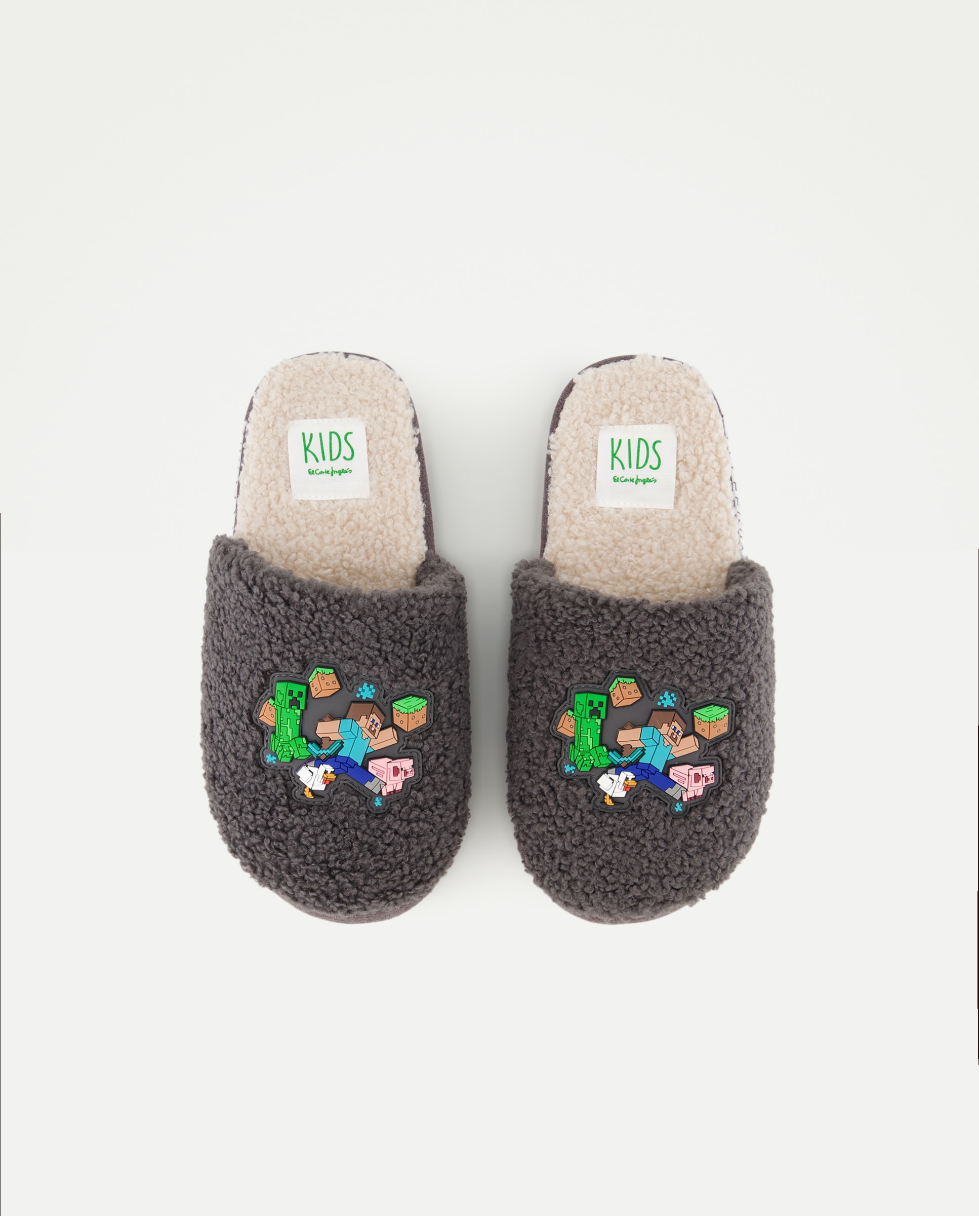 Chinelos de Quarto com Estampado Minecraft Kids El Corte Inglés 830 Antracite-4