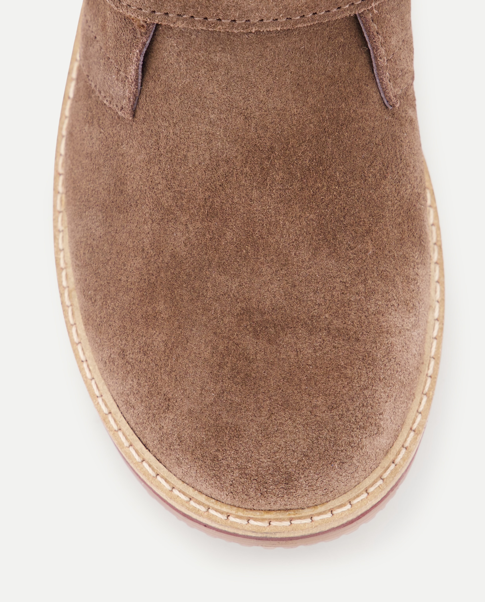 Botins de Croute com Fecho Aderente Coconut El Corte Inglés Castanho-5