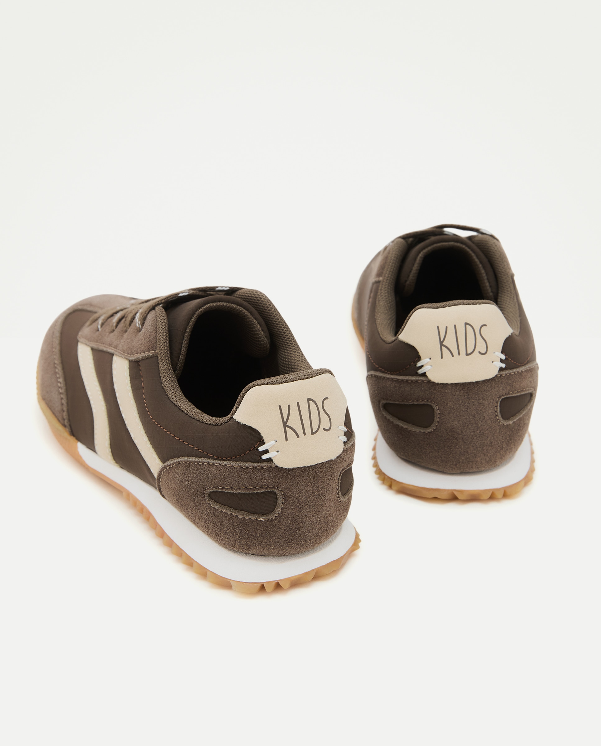 Sapatilhas de Atacadores com Sola Transparente Kids El Corte Inglés Chocolate-3