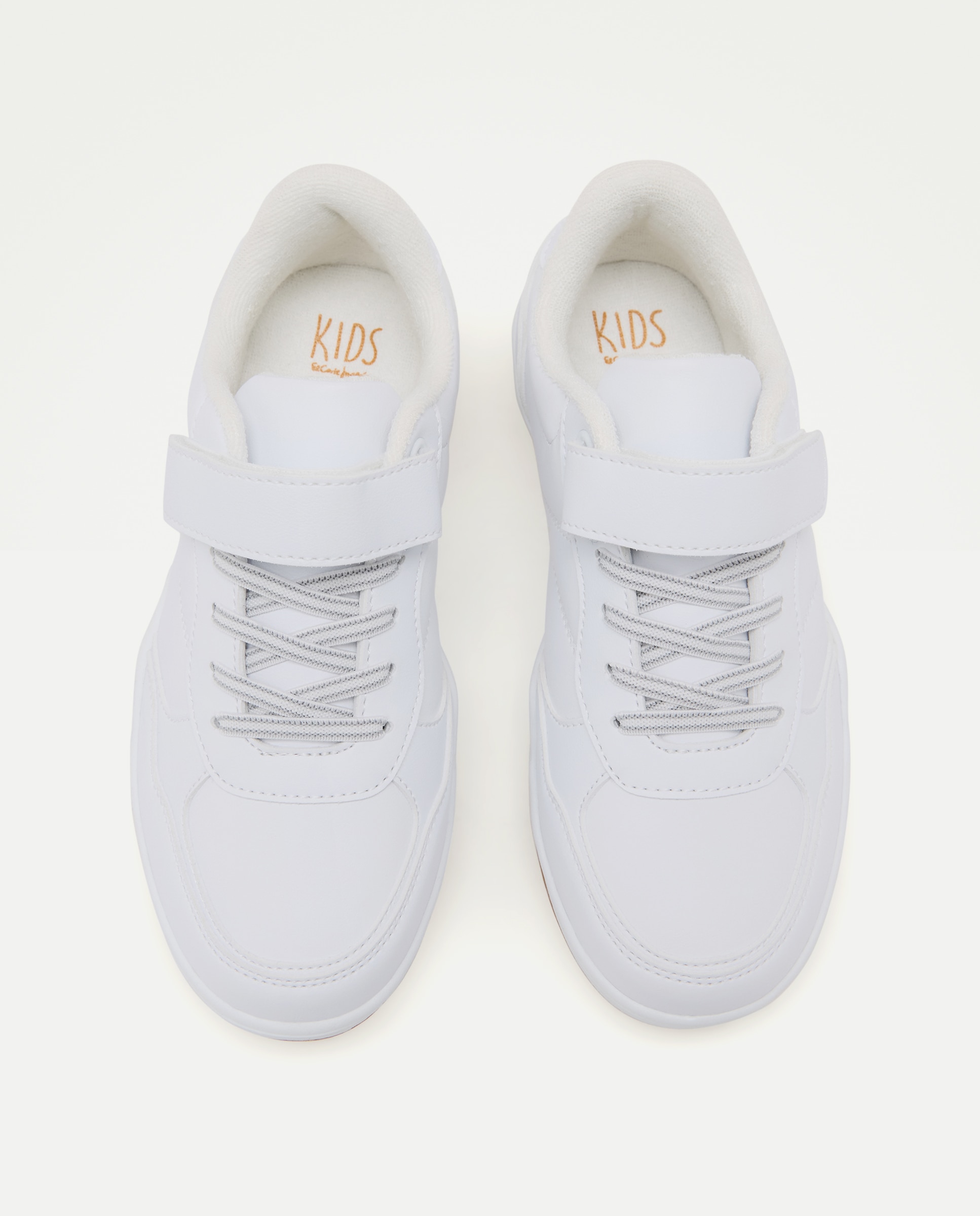 Sapatilhas Desportivas com Atacadores e Velcro Kids El Corte Inglés Branco-4