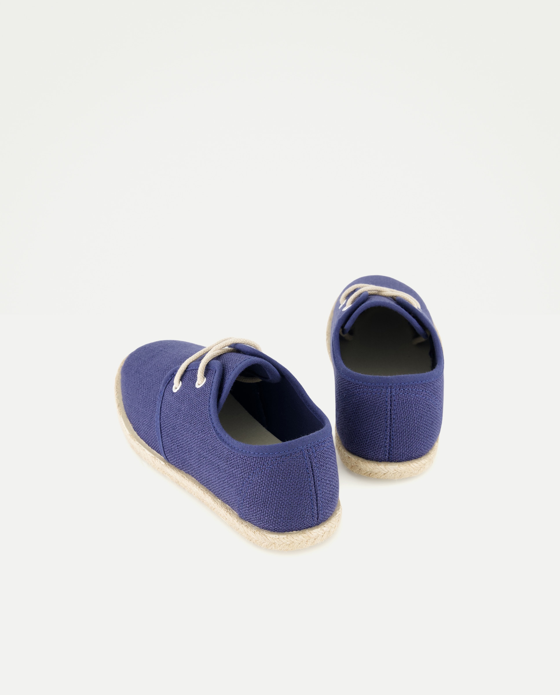 Bluchers em Linho com Juta Azul-marinho-3