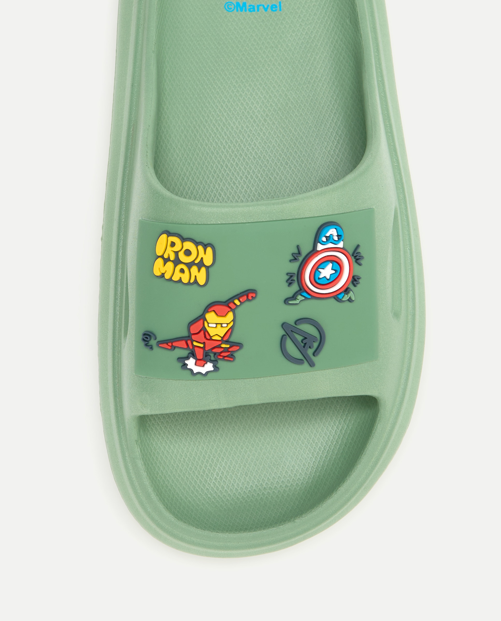 Sandálias com Estampado Os Vingadores Kids El Corte Inglés Verde-5
