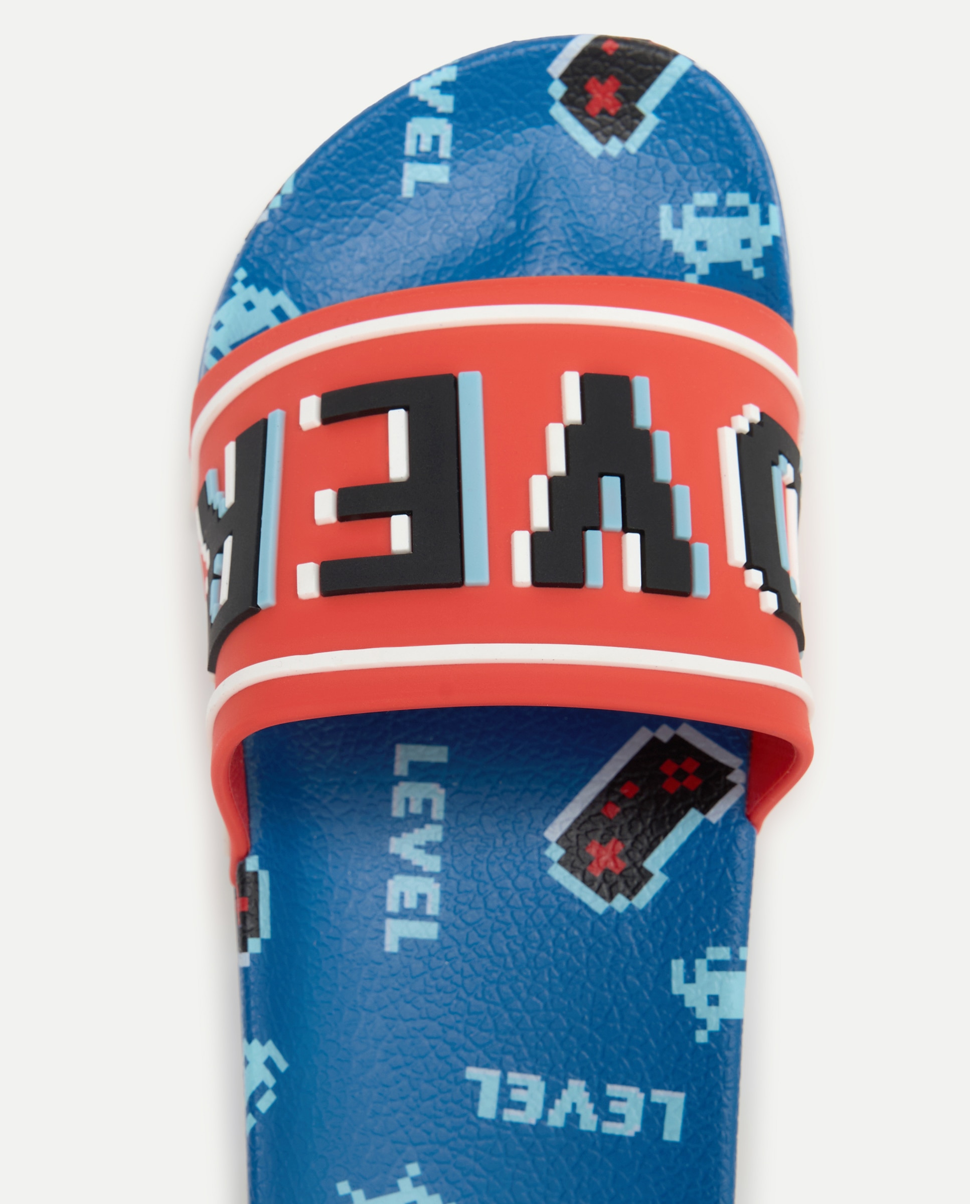 Sandálias com Estampado Game 400 Azul-5