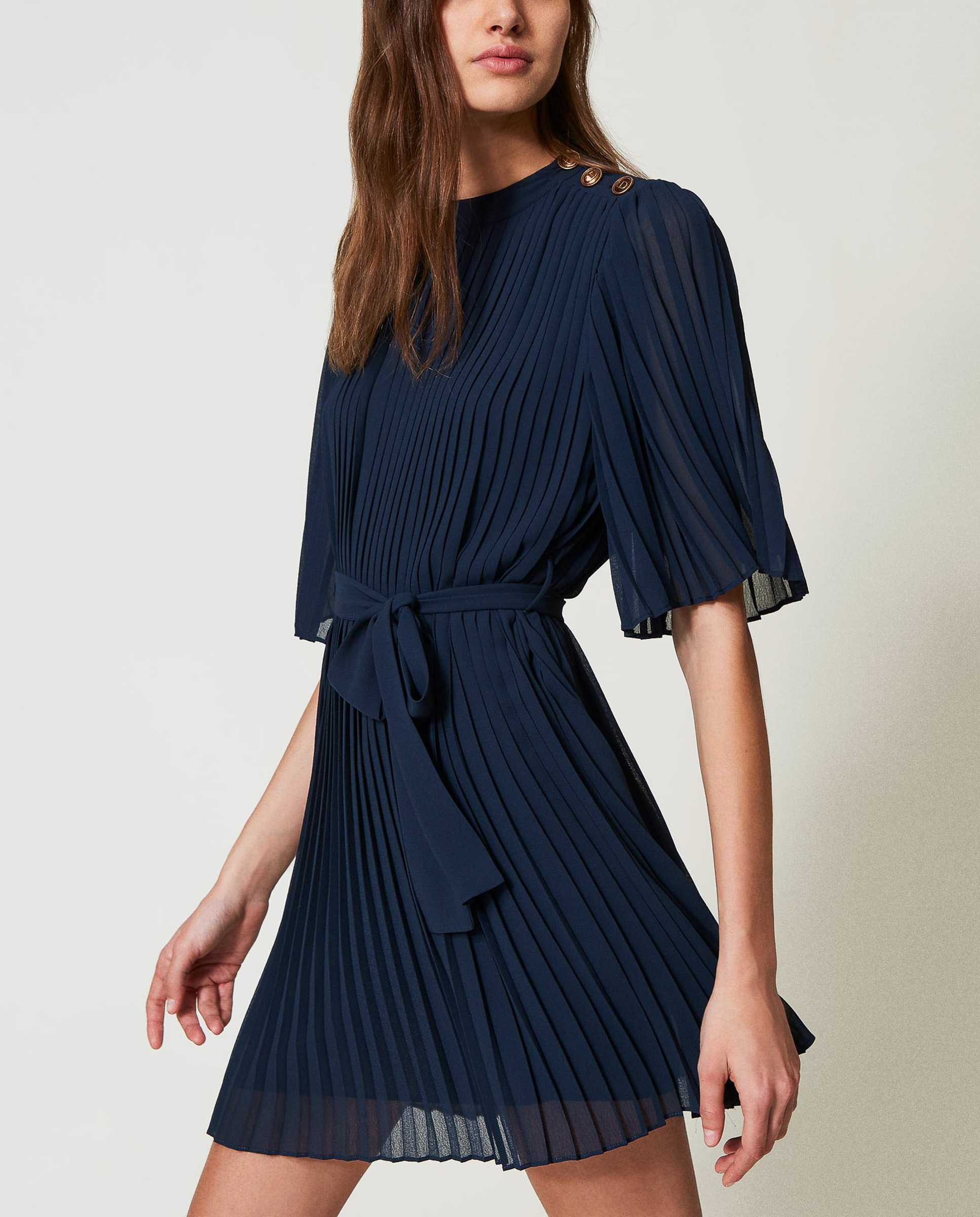 Imagem 0 de Vestido de Crepe de Georgette