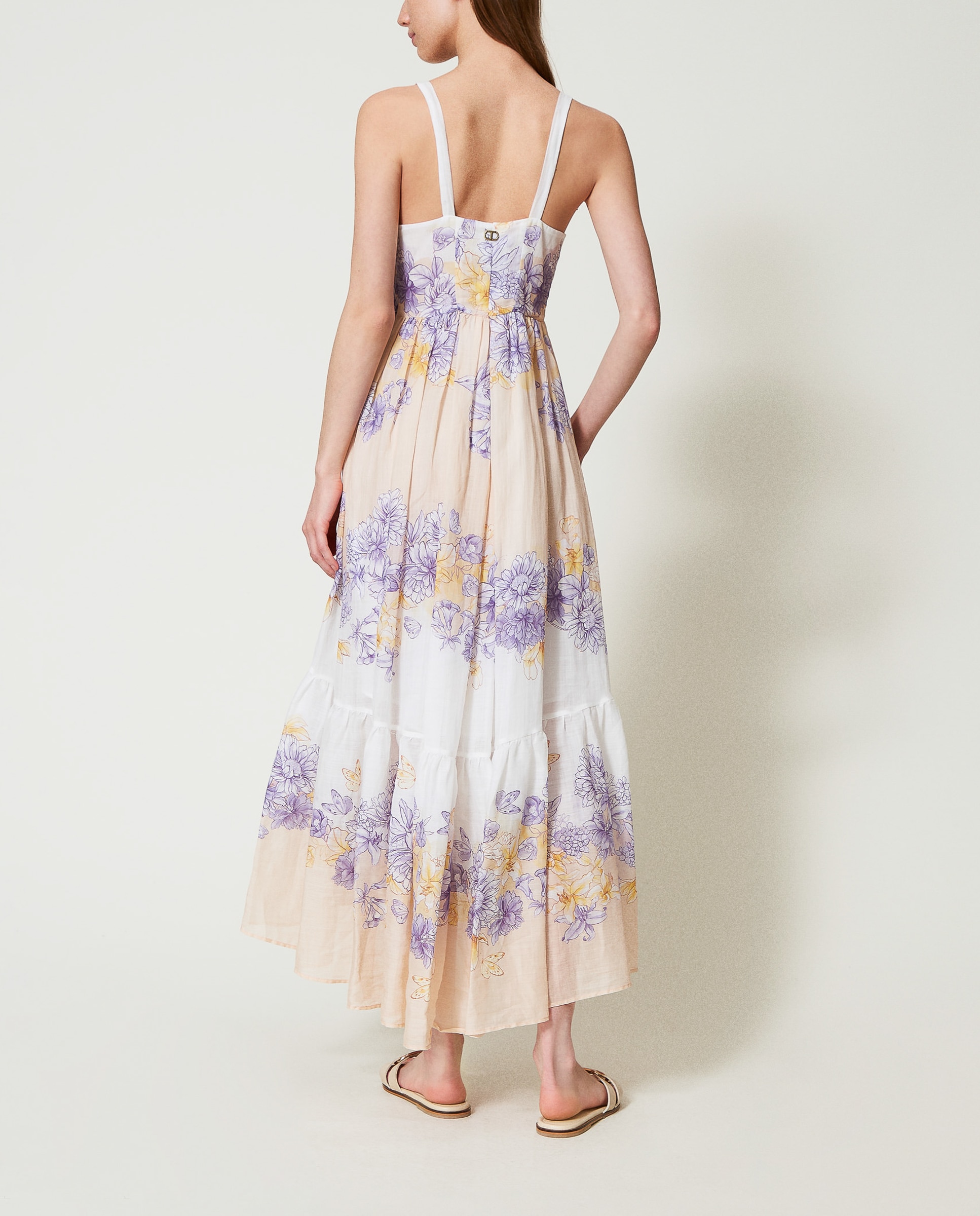 Vestido Estilo Corpete de Rami Multicolor-3
