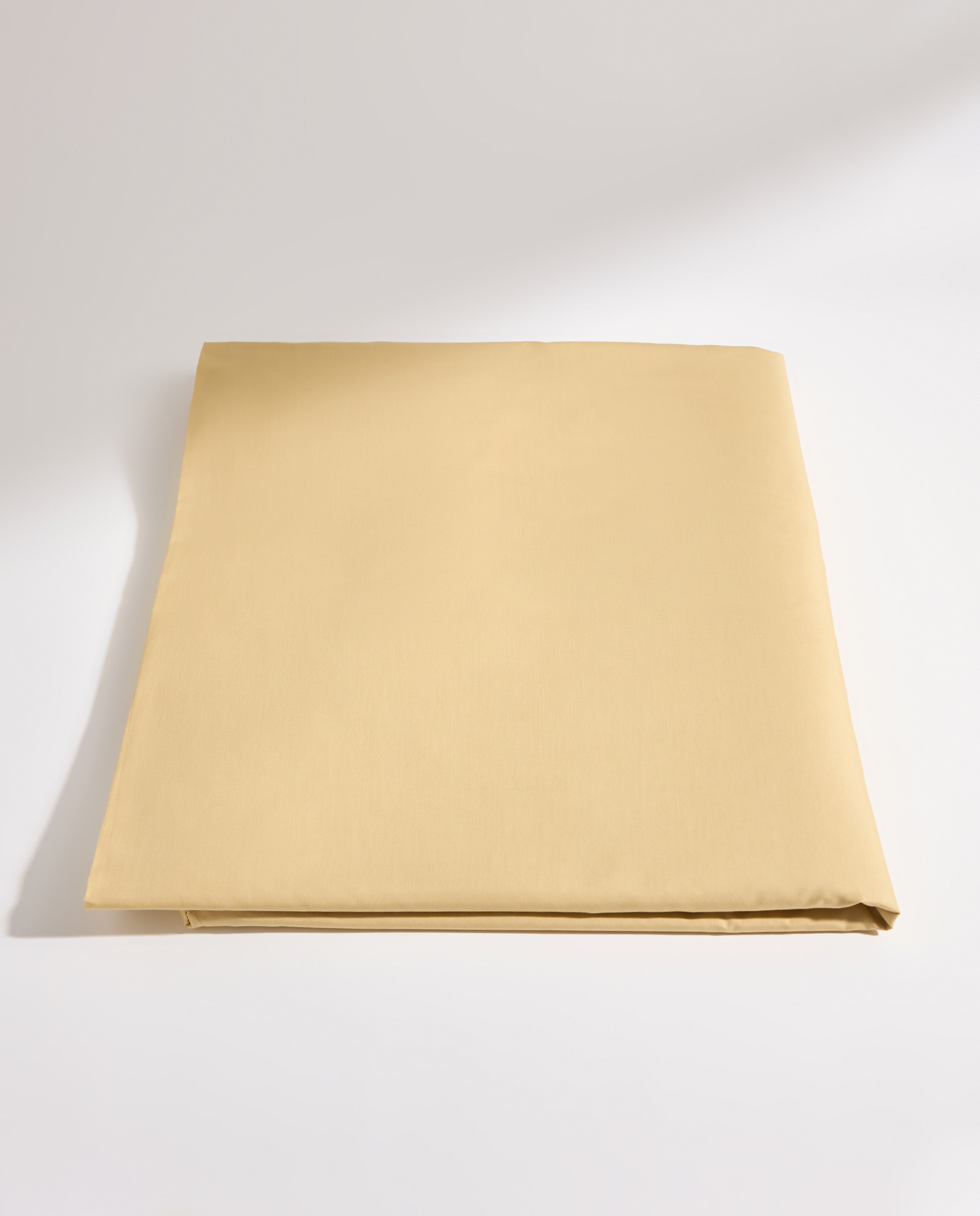 Sábana bajera ajustable algodón Percal 180 hilos Mostaza-4