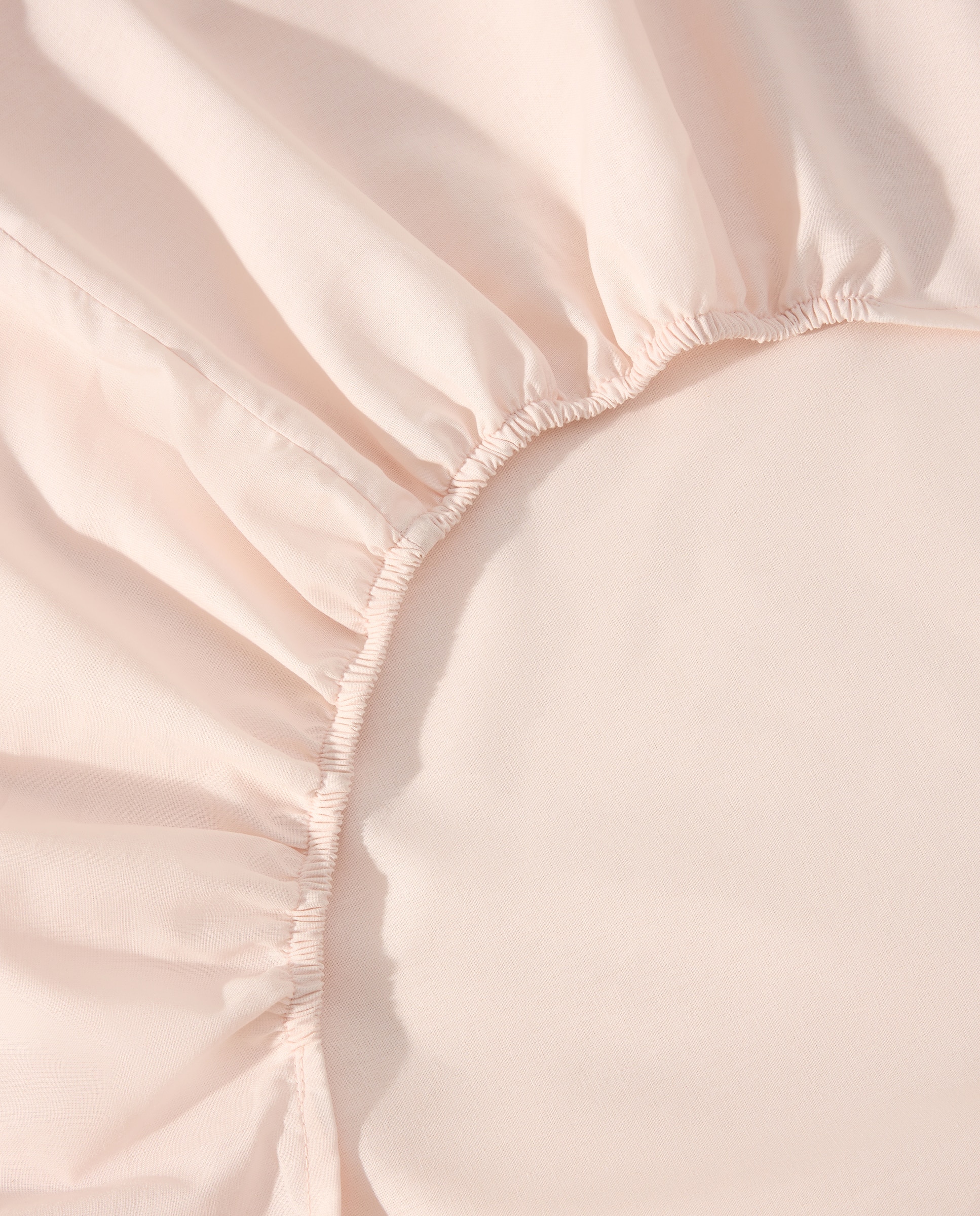 Sábana bajera lisa ajustable polycotton rosa Rosa-3