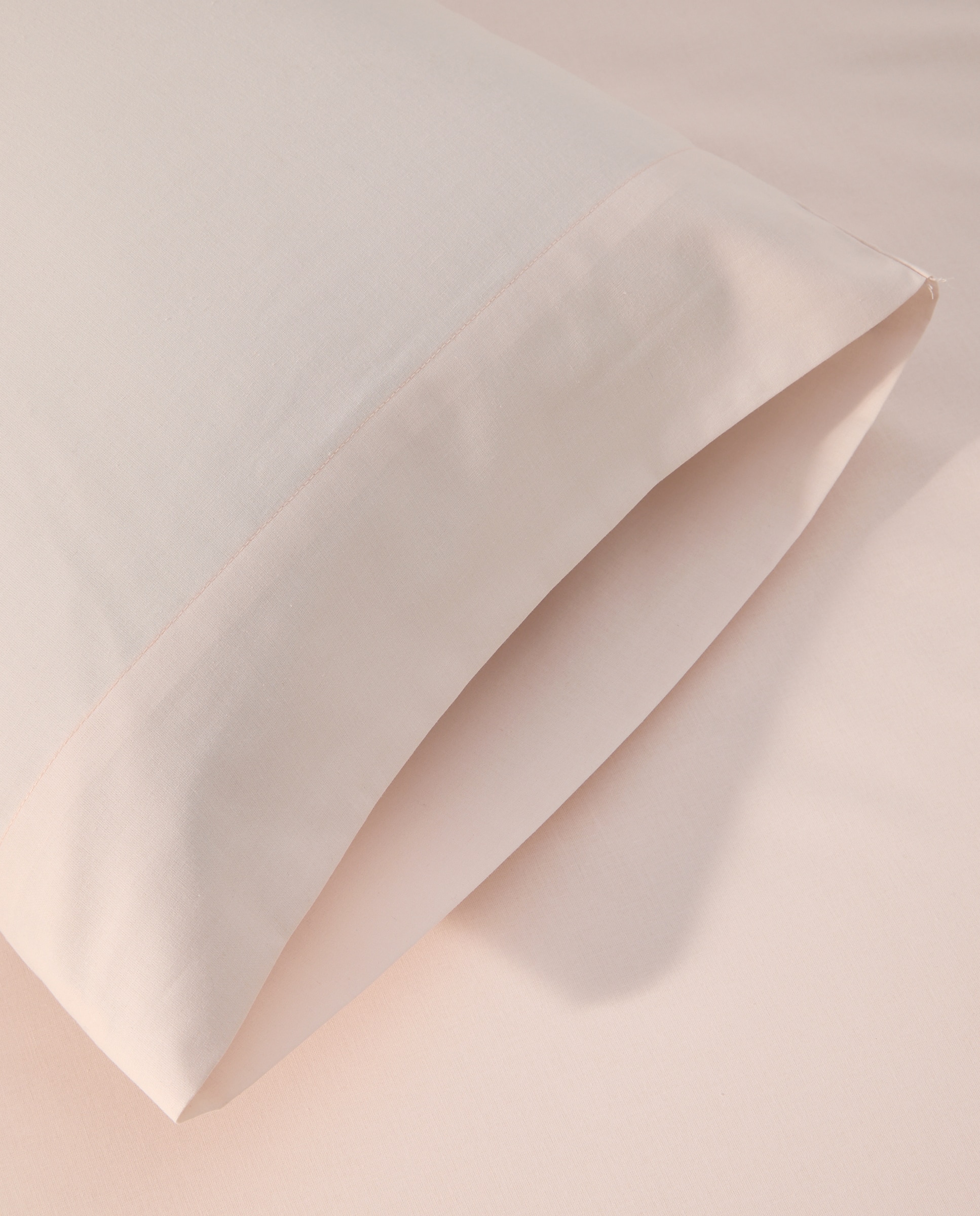Funda de almohada polycotton Básico Rosa-2