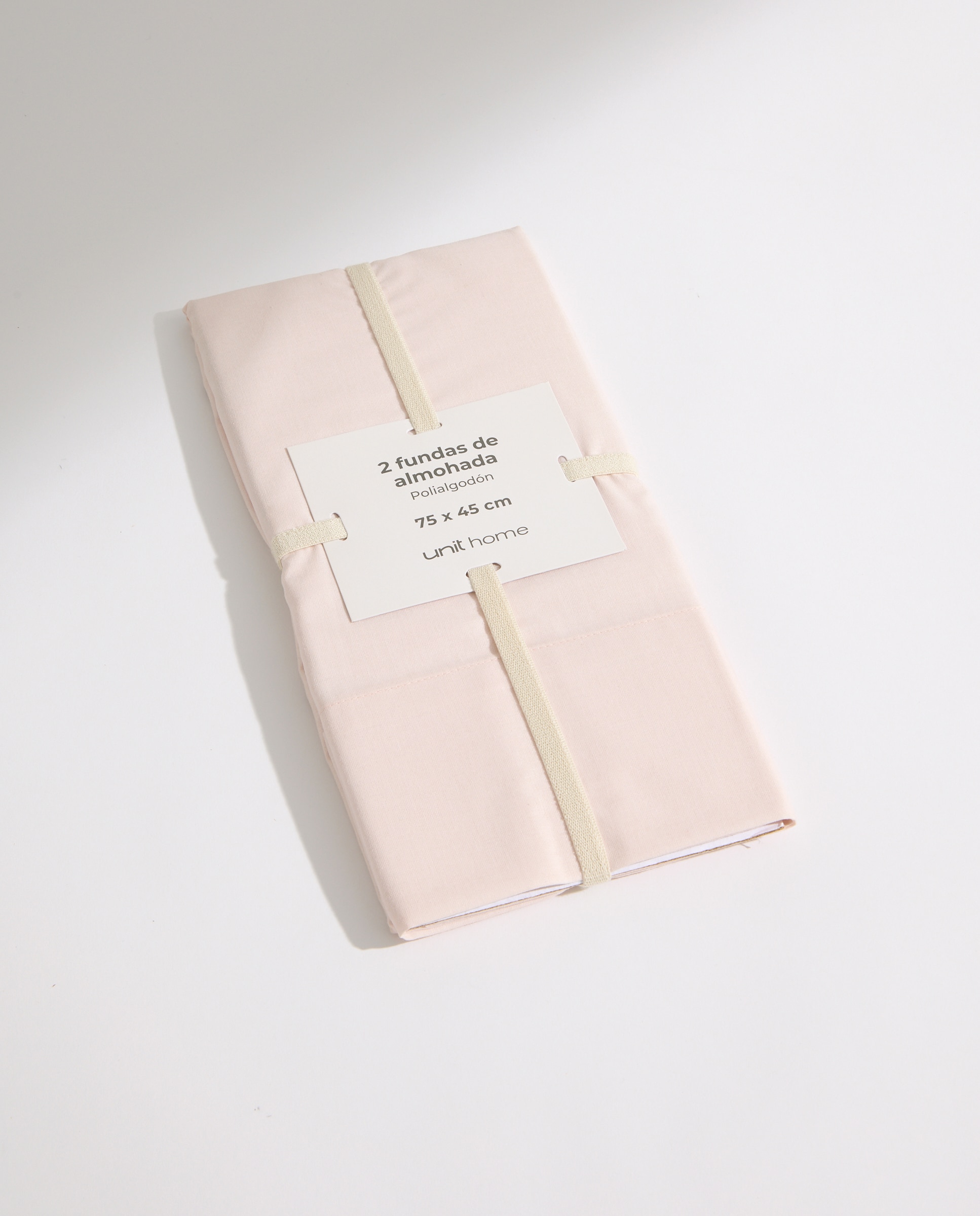 Funda de almohada polycotton Básico Rosa-4