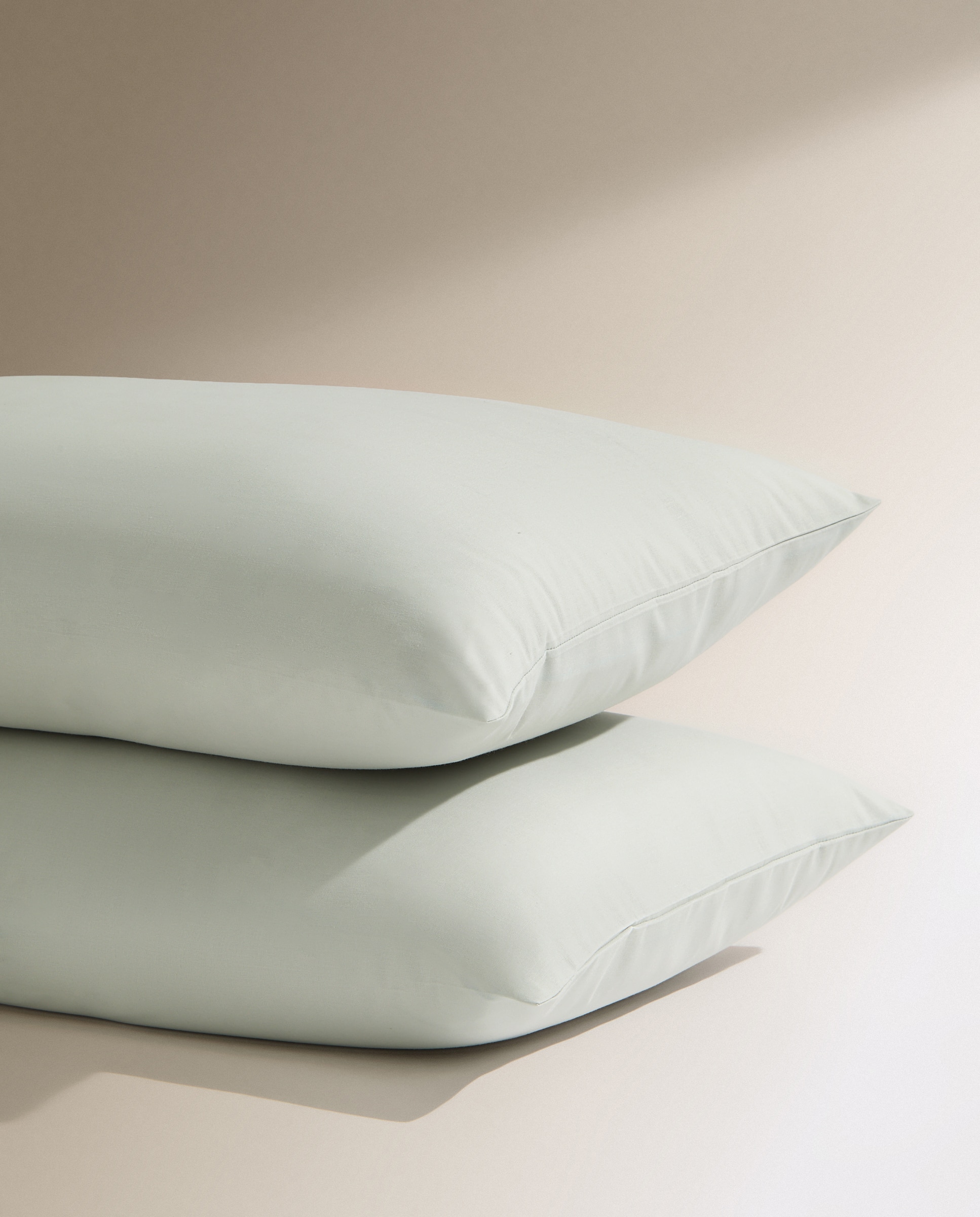 Funda de almohada polycotton Básico Verde-3