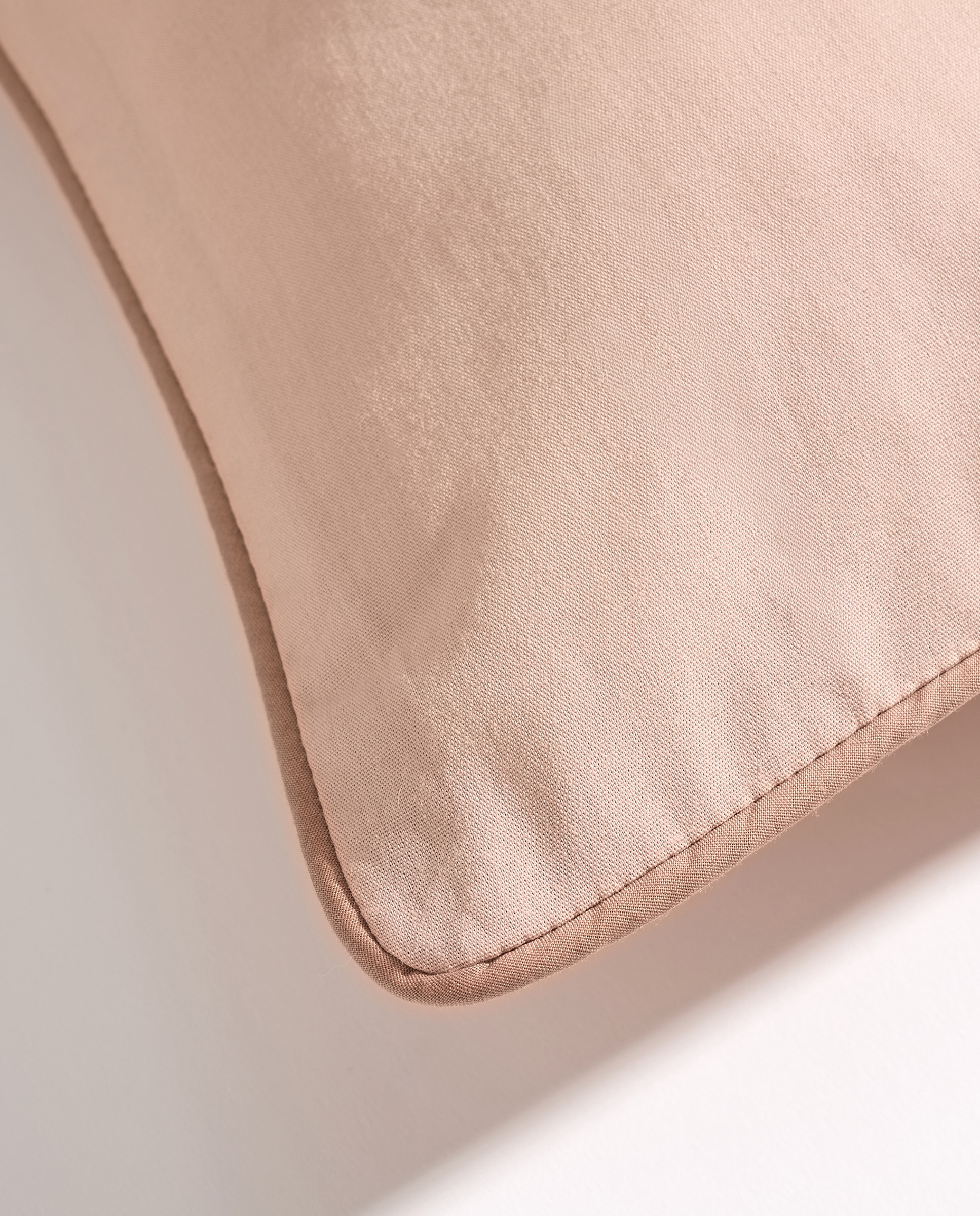 Funda de cuadrante algodón lavado Básico Rosa oscuro-3