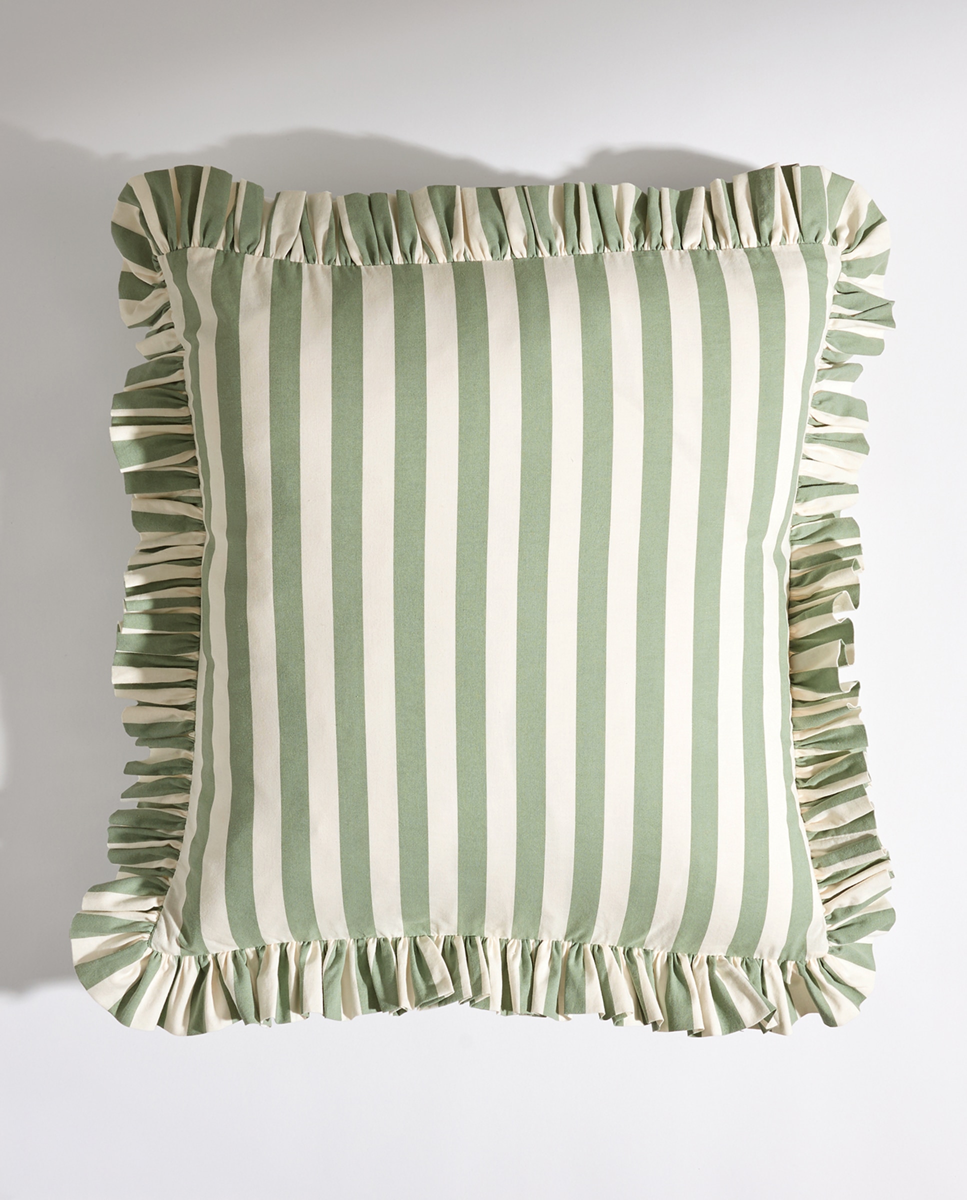 Funda de cuadrante algodón Rayas Verde-2
