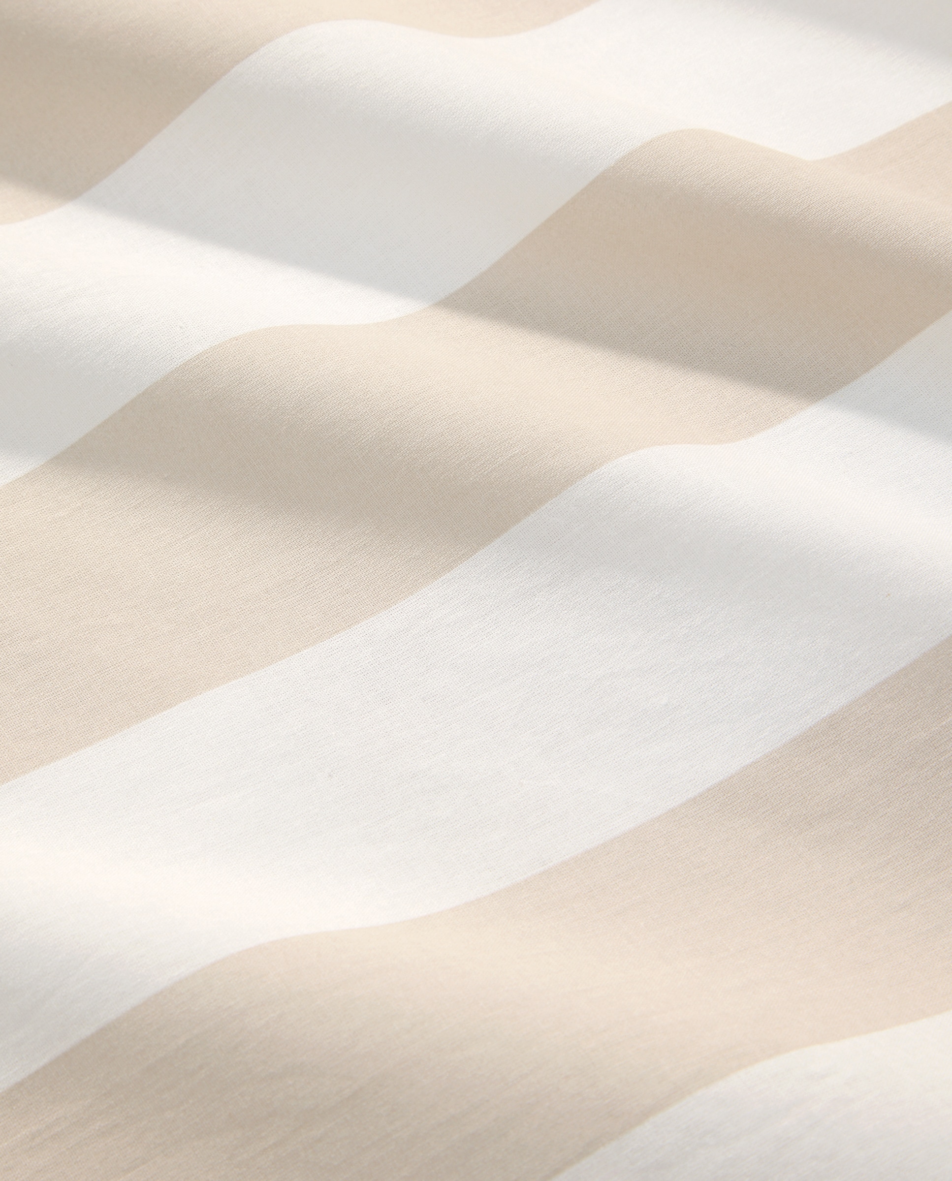 Juego de funda nórdica rayas beige Beige-4