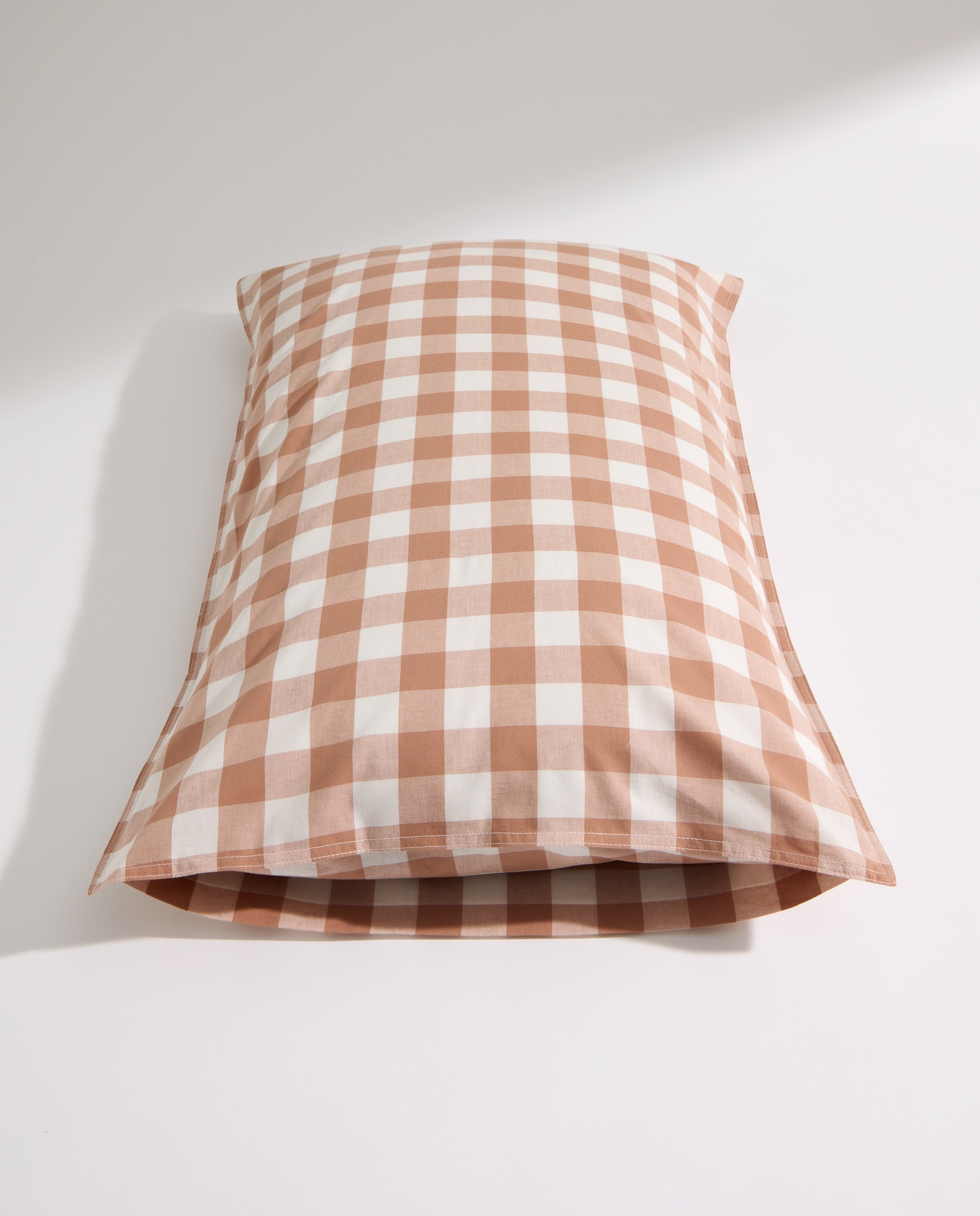 Juego de funda nórdica algodón Vichy Terracota-7