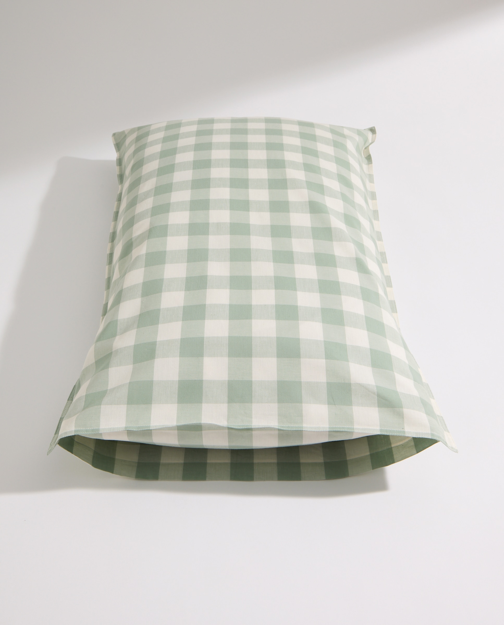 Juego de funda nórdica cuadro vichy verde Verde-7