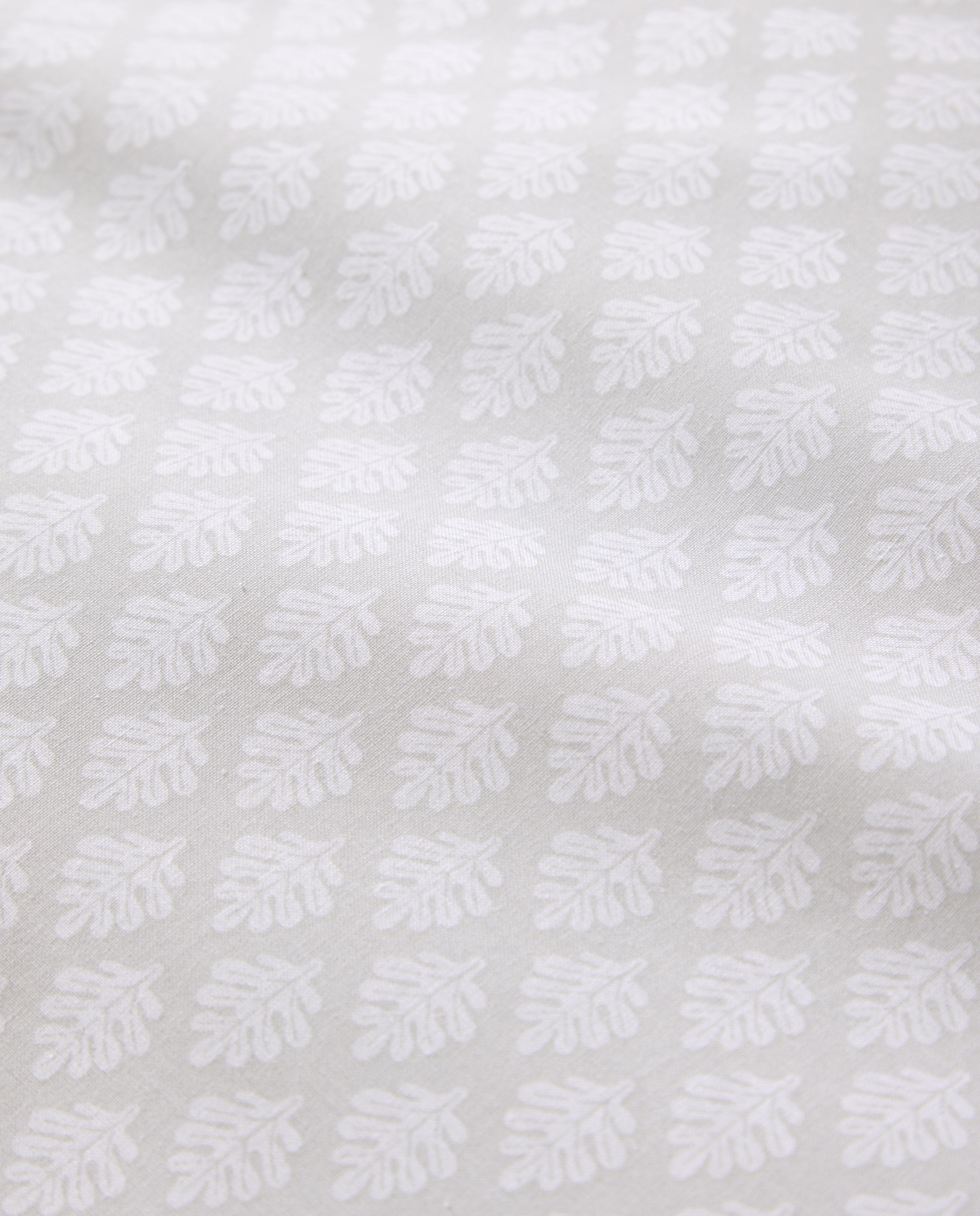 Juego de funda nórdica hojas gris claro Gris claro-4