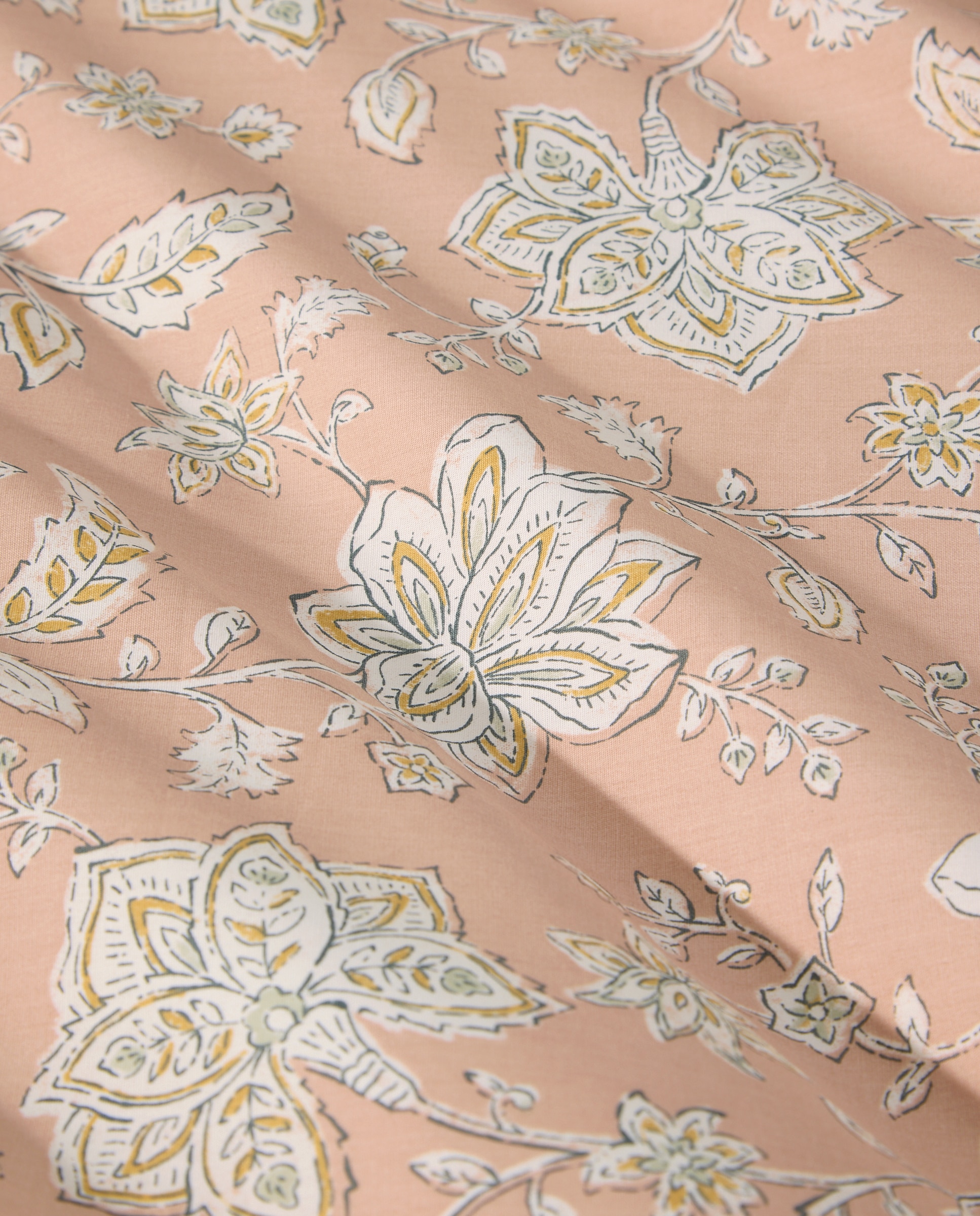 Juego de funda nórdica flor grande rosa Rosa-5