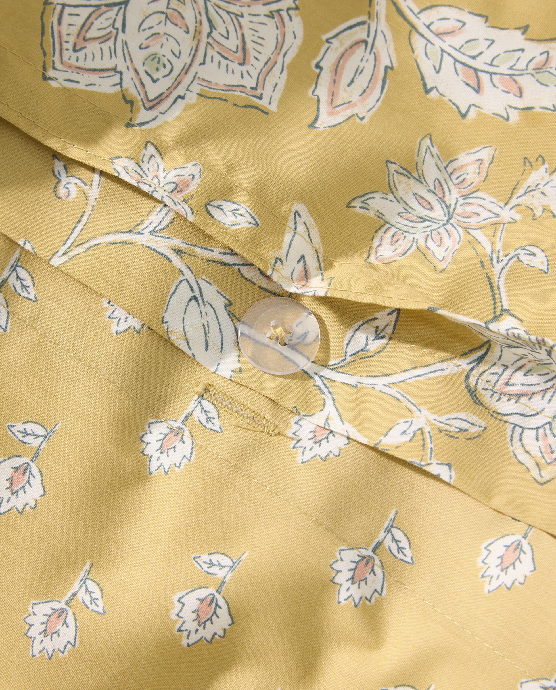 Juego de funda nórdica flor grande amarillo Amarillo-6