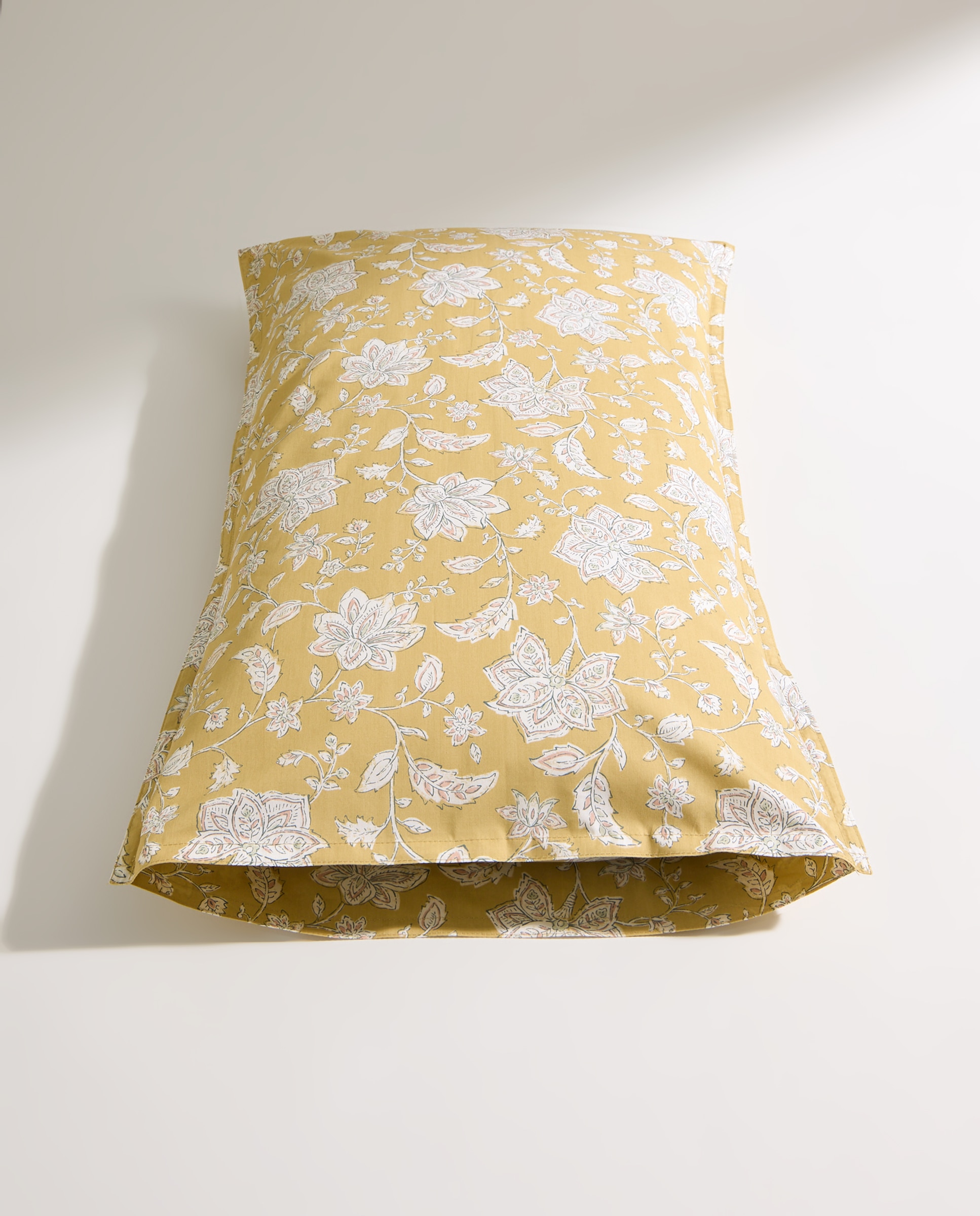 Juego de funda nórdica flor grande amarillo Amarillo-8