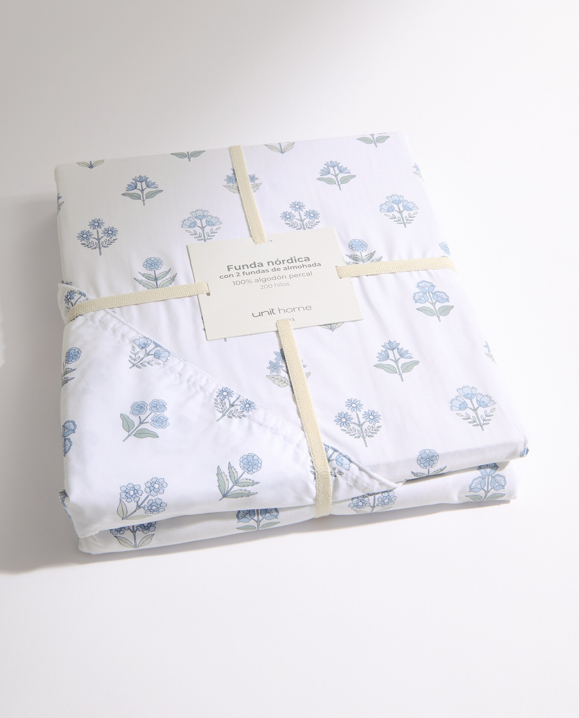 Juego de funda nórdica algodón Astin Azul-9