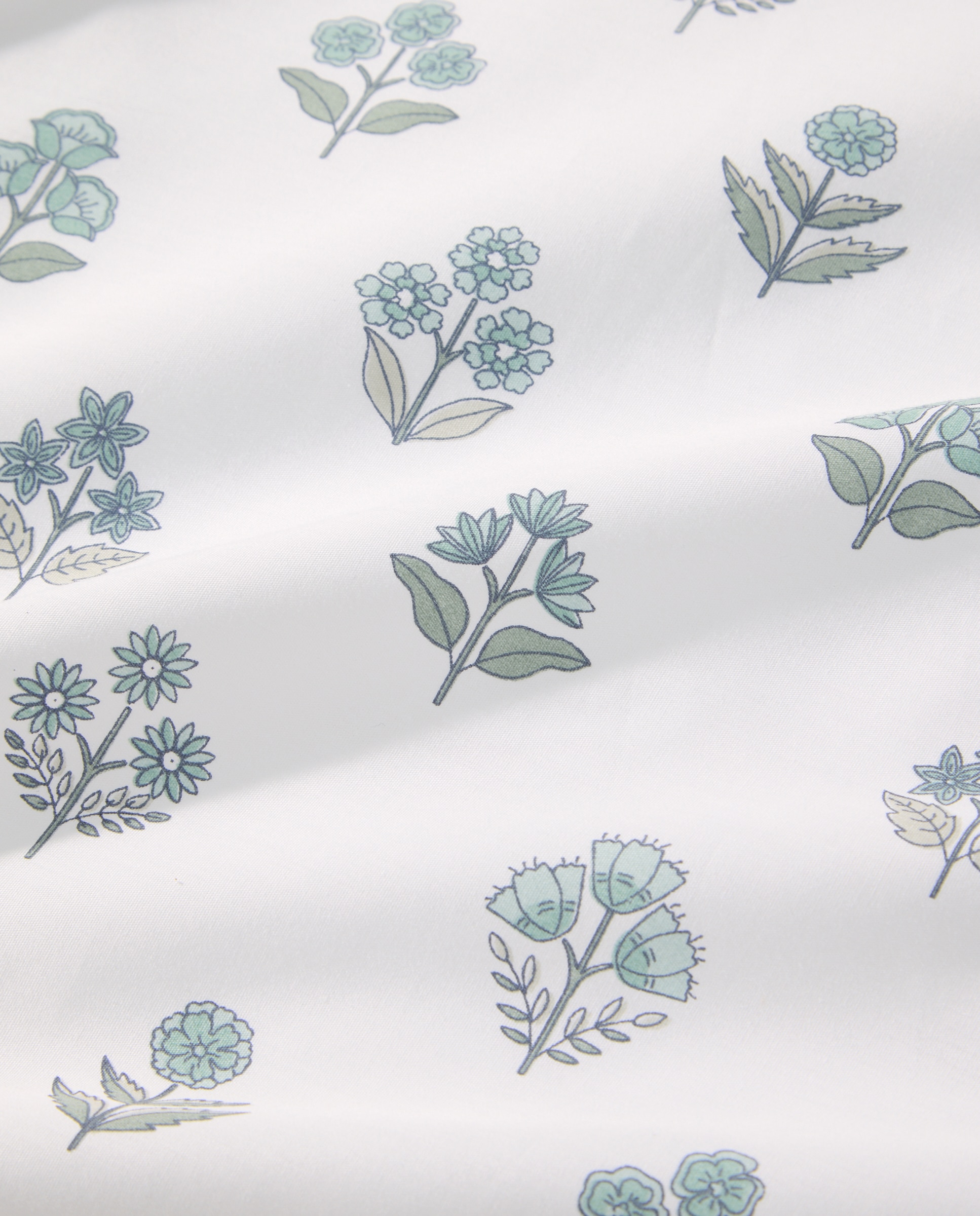Juego de funda nórdica estampada verde Verde-4