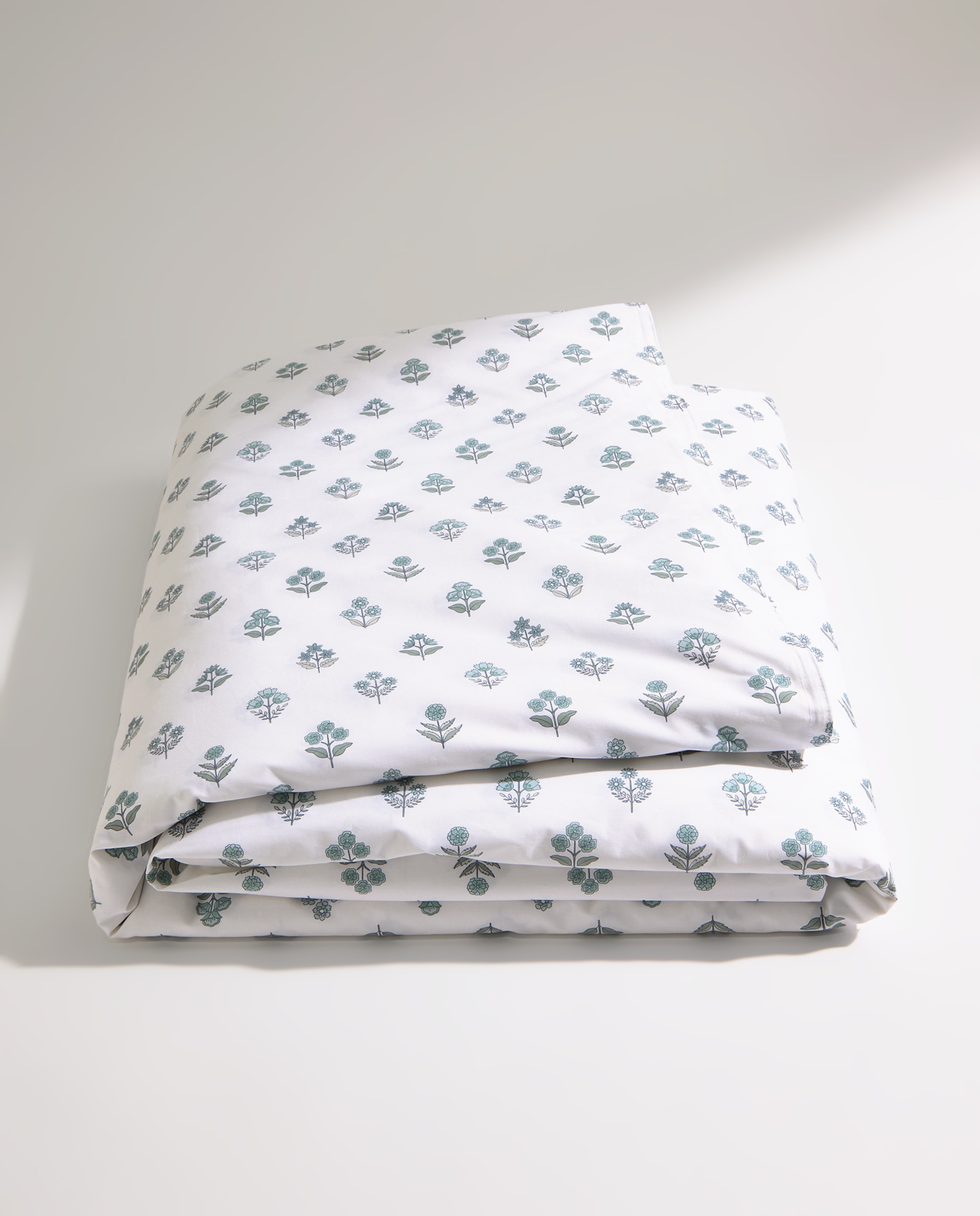 Juego de funda nórdica estampada verde Verde-6