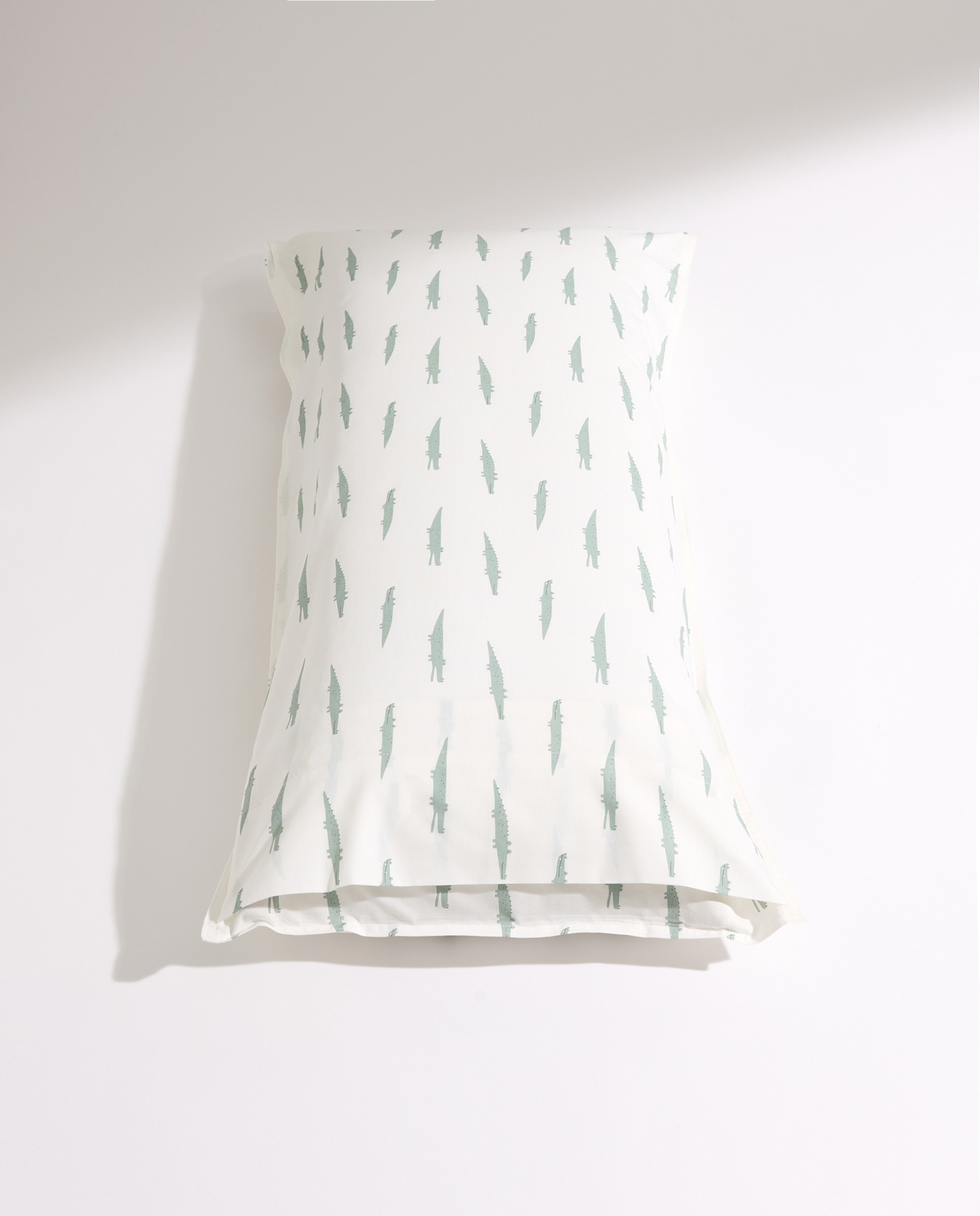 Juego de funda nórdica algodón Crocodile Verde-7