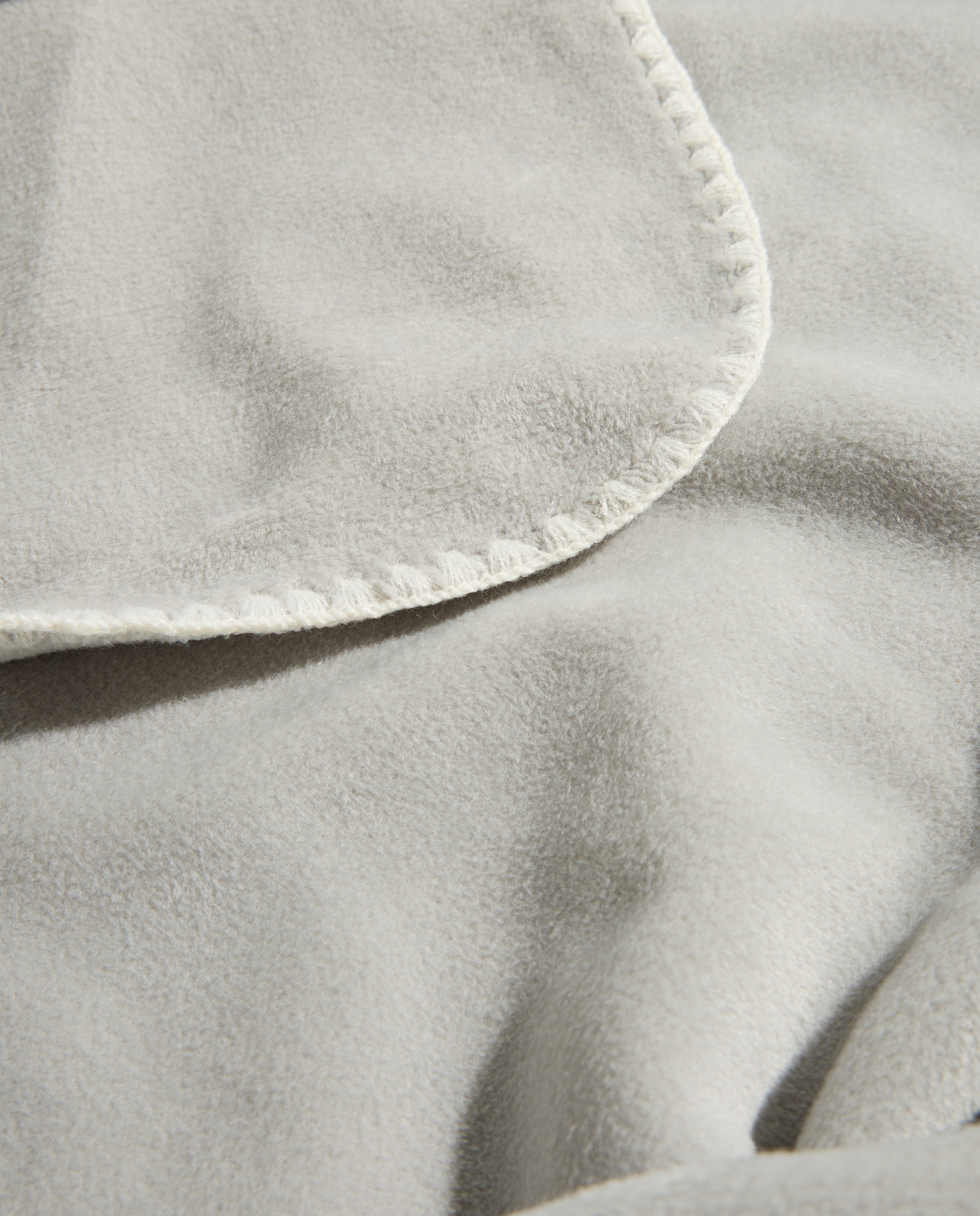 Manta de cama punto de caballo gris Gris-3