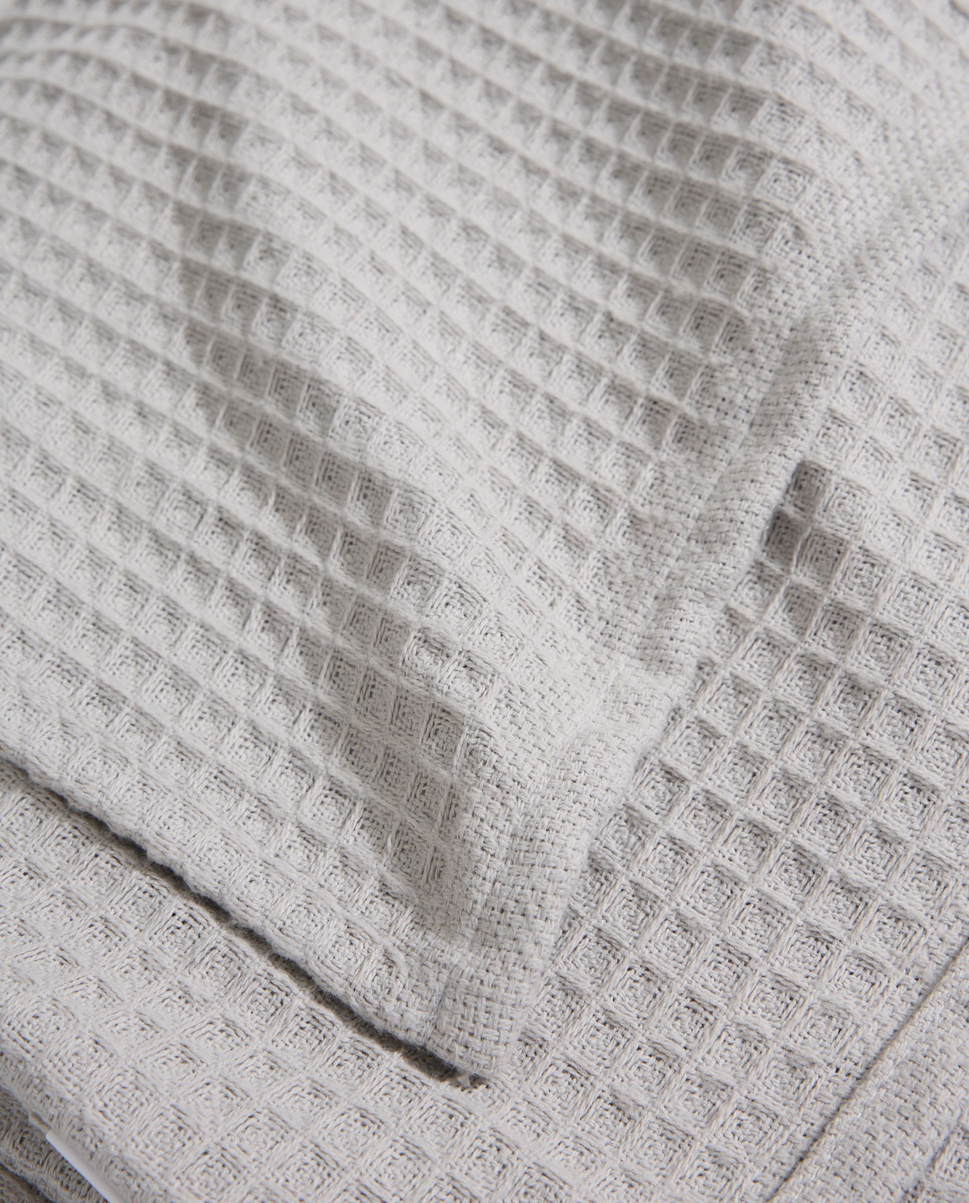 Fular multiusos Waffle Gris claro-3