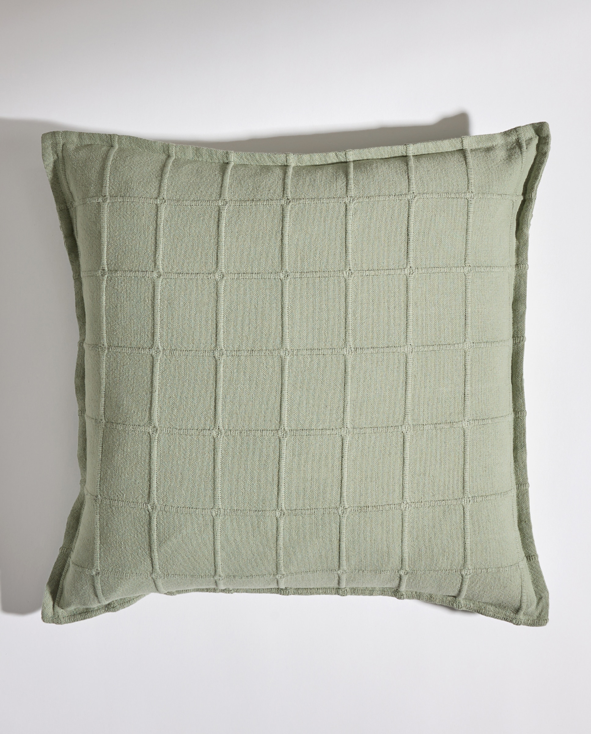 Funda de cojín algodón Ambra Verde-2