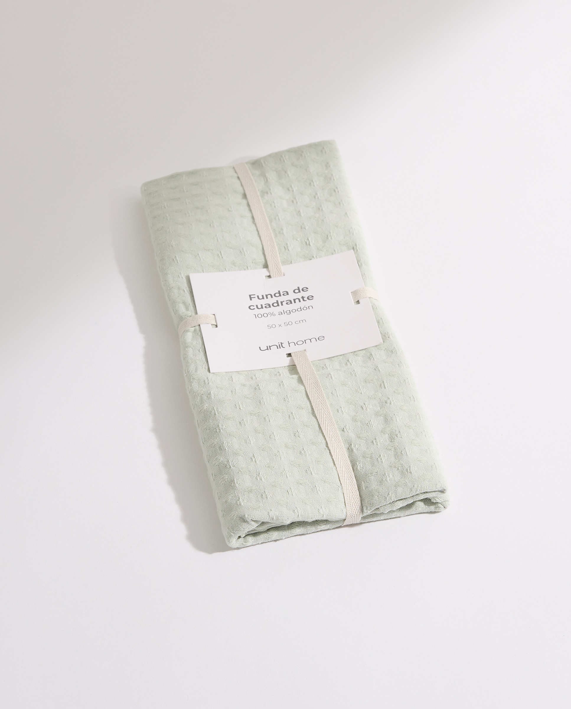 Funda de cuadrante algodón whaffle verde Verde-5