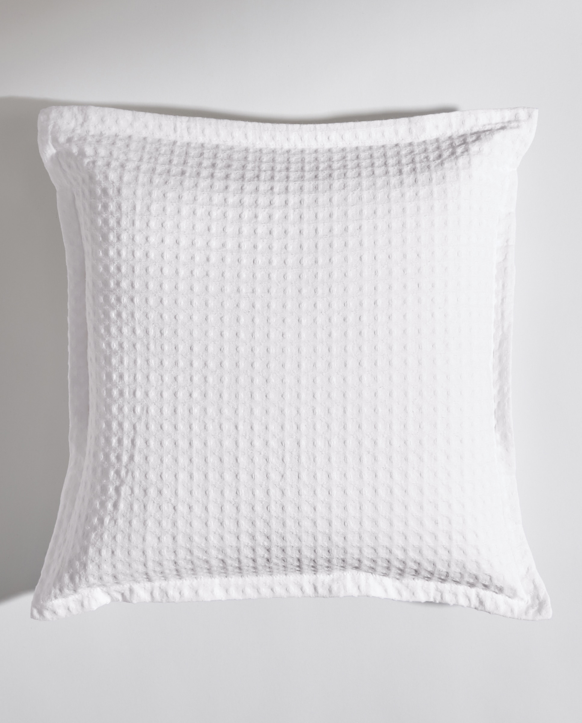 Funda de cuadrante algodón whaffle blanco Blanco-2