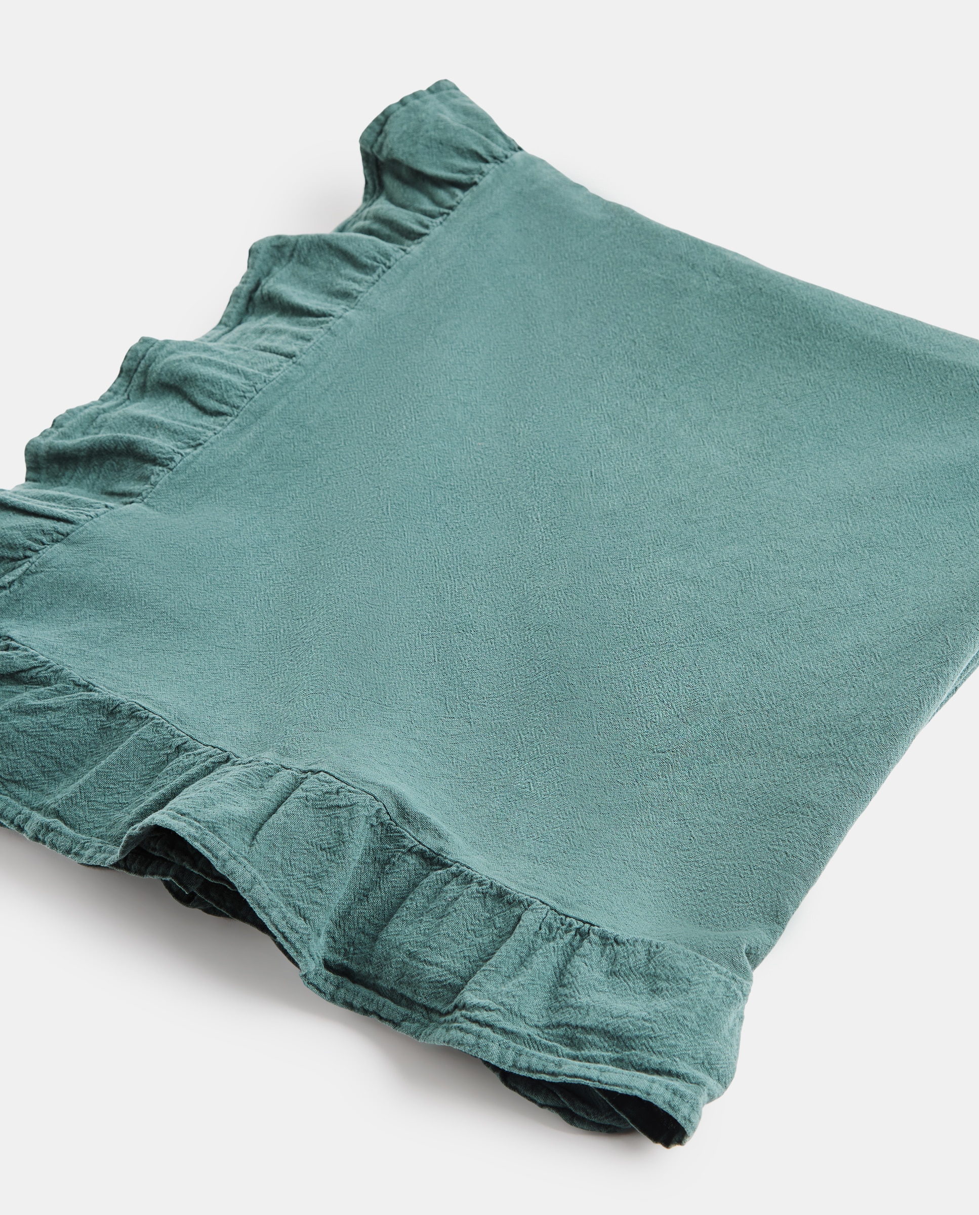 Imagen 0 de Mantel algodón Volante verde