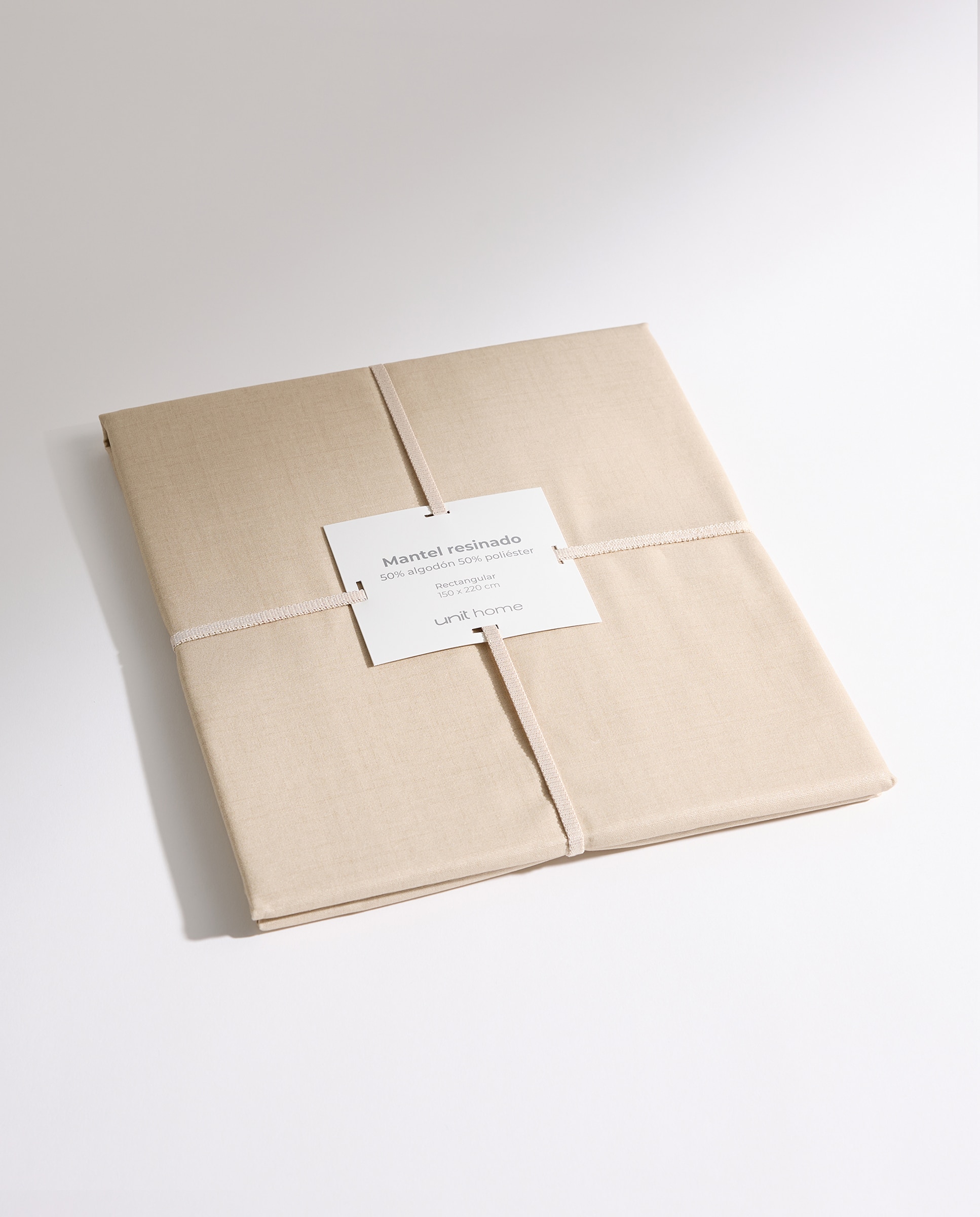 Mantel antimanchas resinado Liso Beige-3