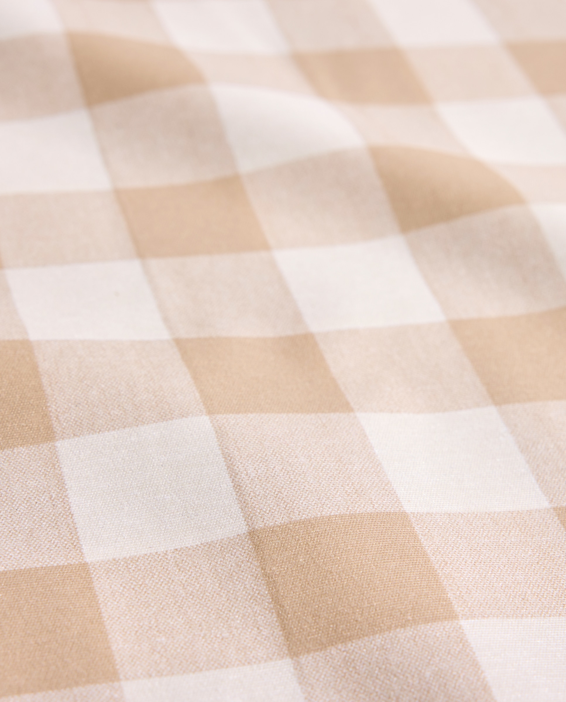 Mantel antimanchas resinado Vichy Beige-2
