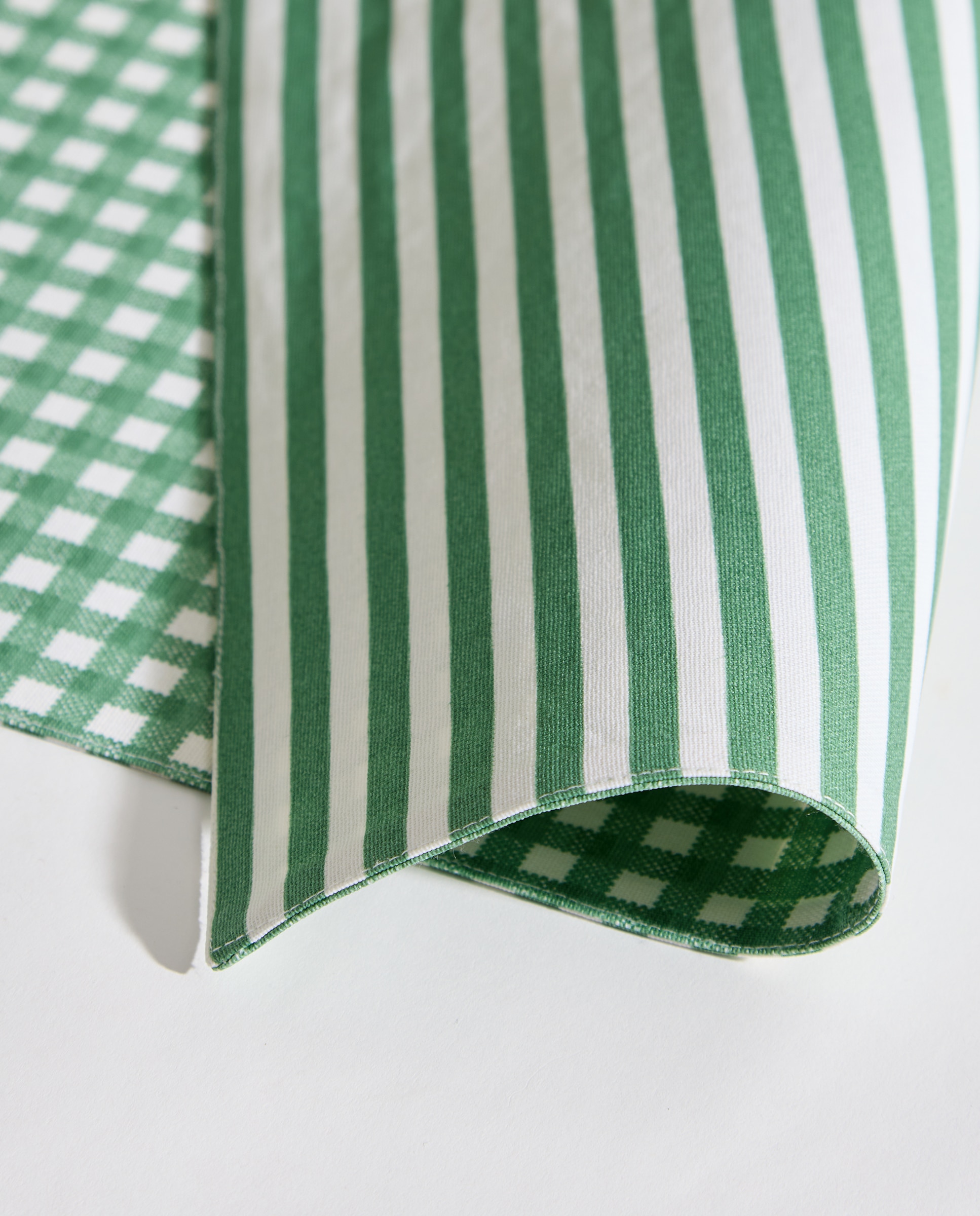 Mantel individual reversible algodón Resinado Verde-4