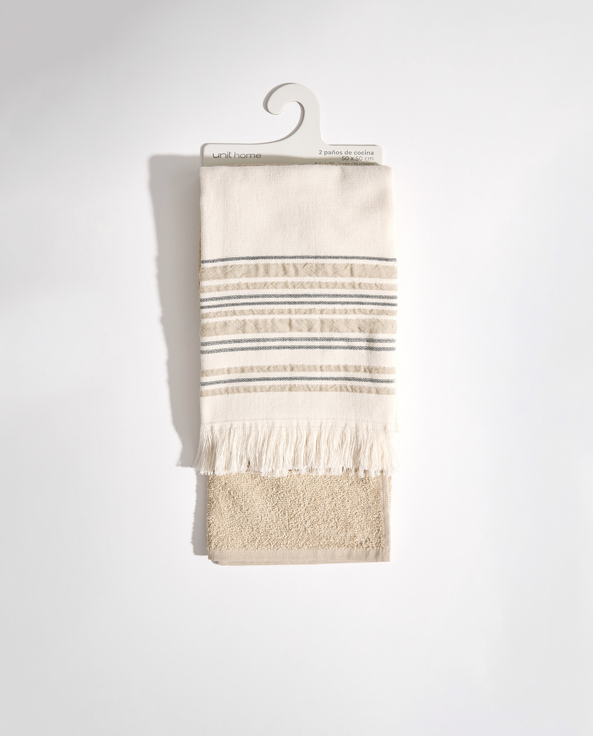 Set 2 paños algodón Rizo Beige-5