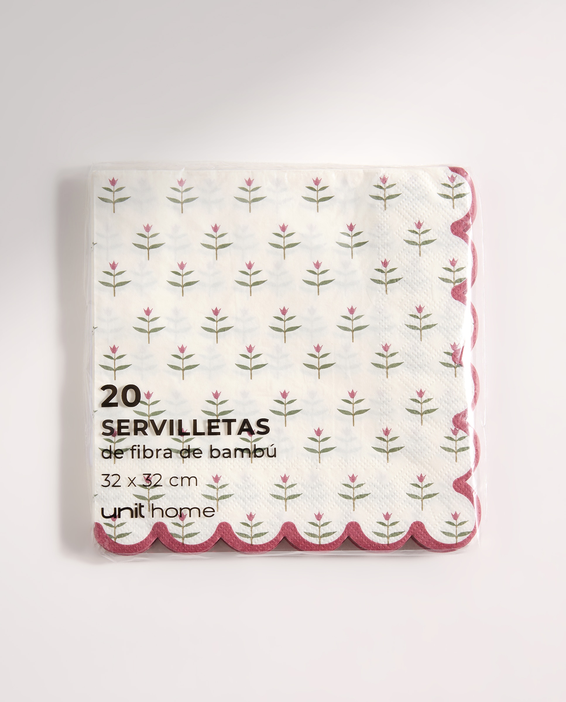 Pack de 20 servilletas de papel Tulip Rosa oscuro-3
