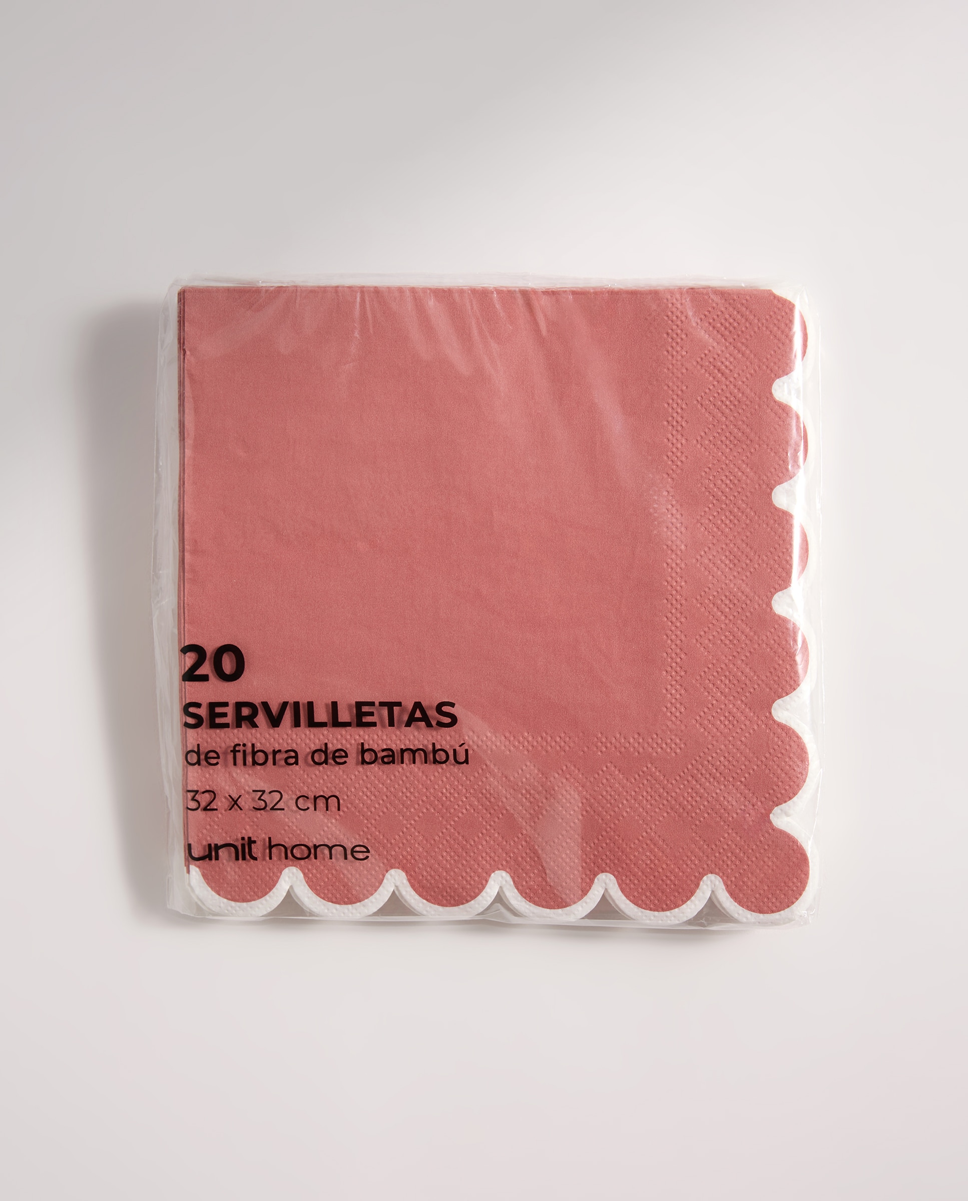 Pack de 20 servilletas de papel Romantic Rosa oscuro-3