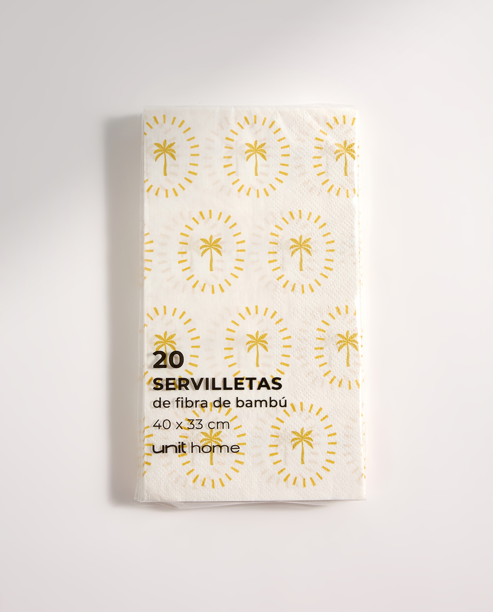 Pack de 20 servilletas de papel Palm Mostaza-3
