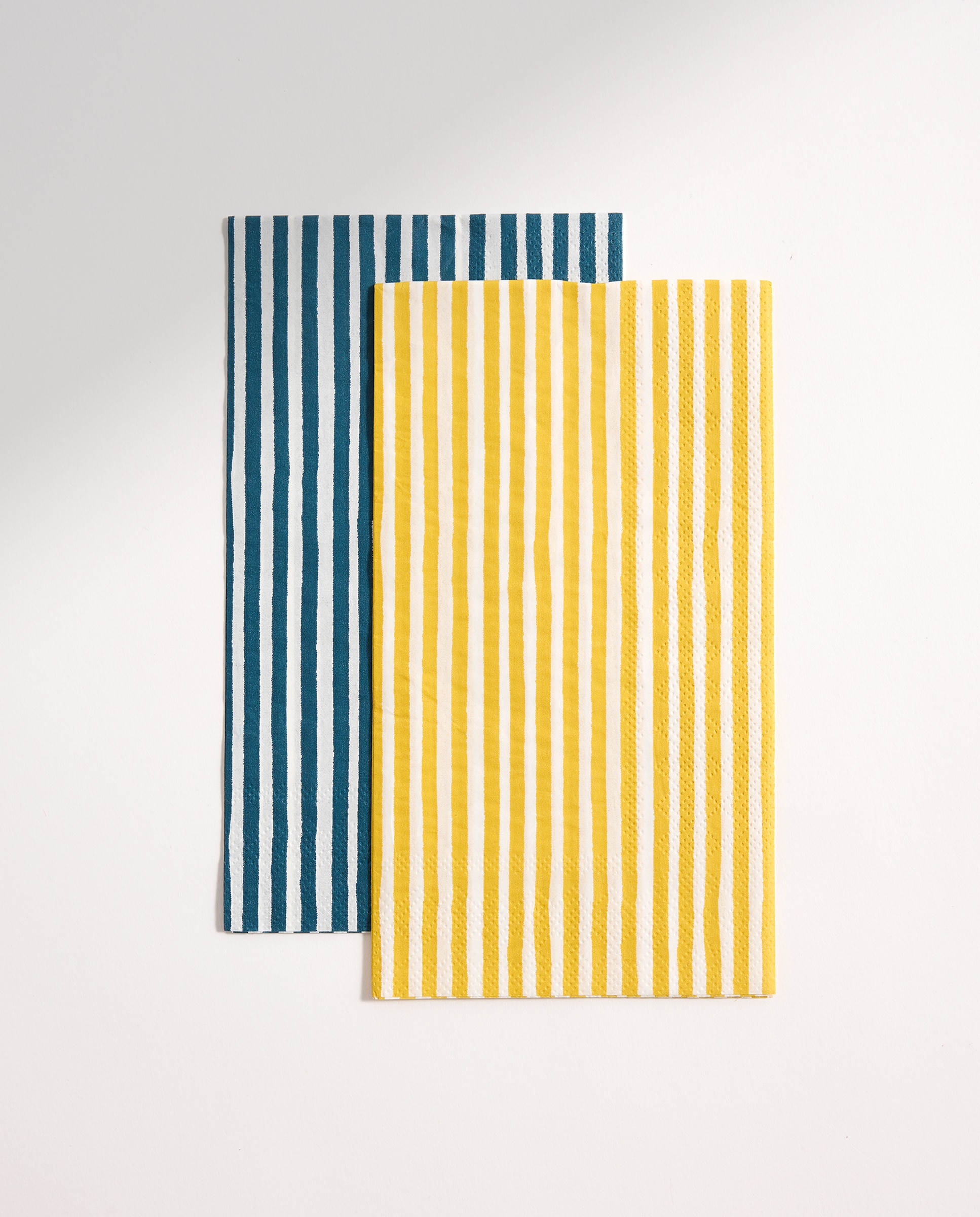 Pack de 20 servilletas de papel Thing Stripes Mostaza-4