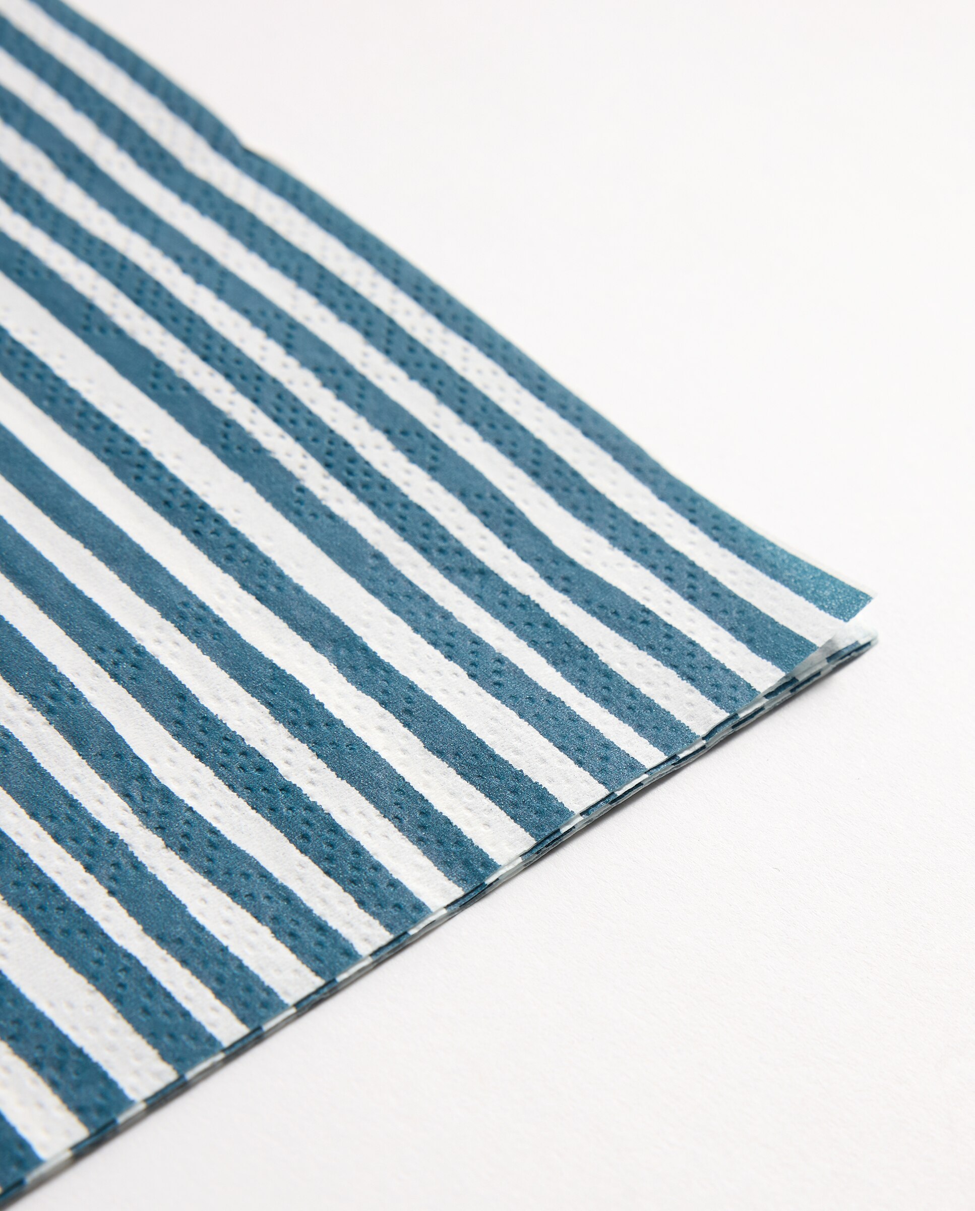 Pack de 20 servilletas de papel Thing Stripes Azul marino-2