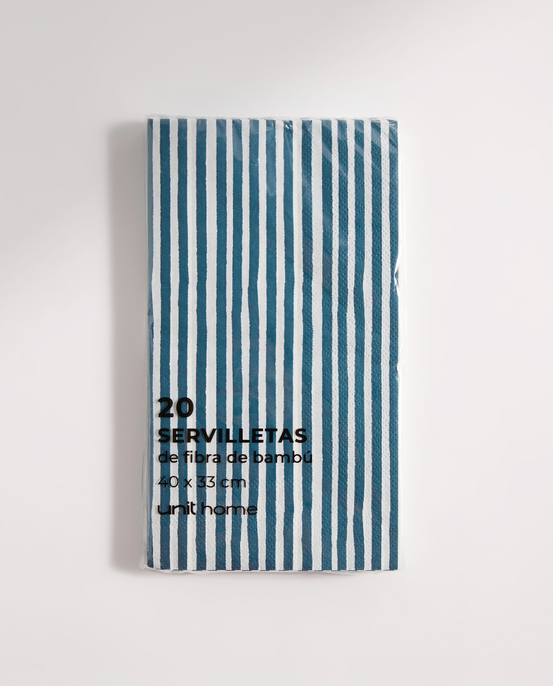 Pack de 20 servilletas de papel Thing Stripes Azul marino-3