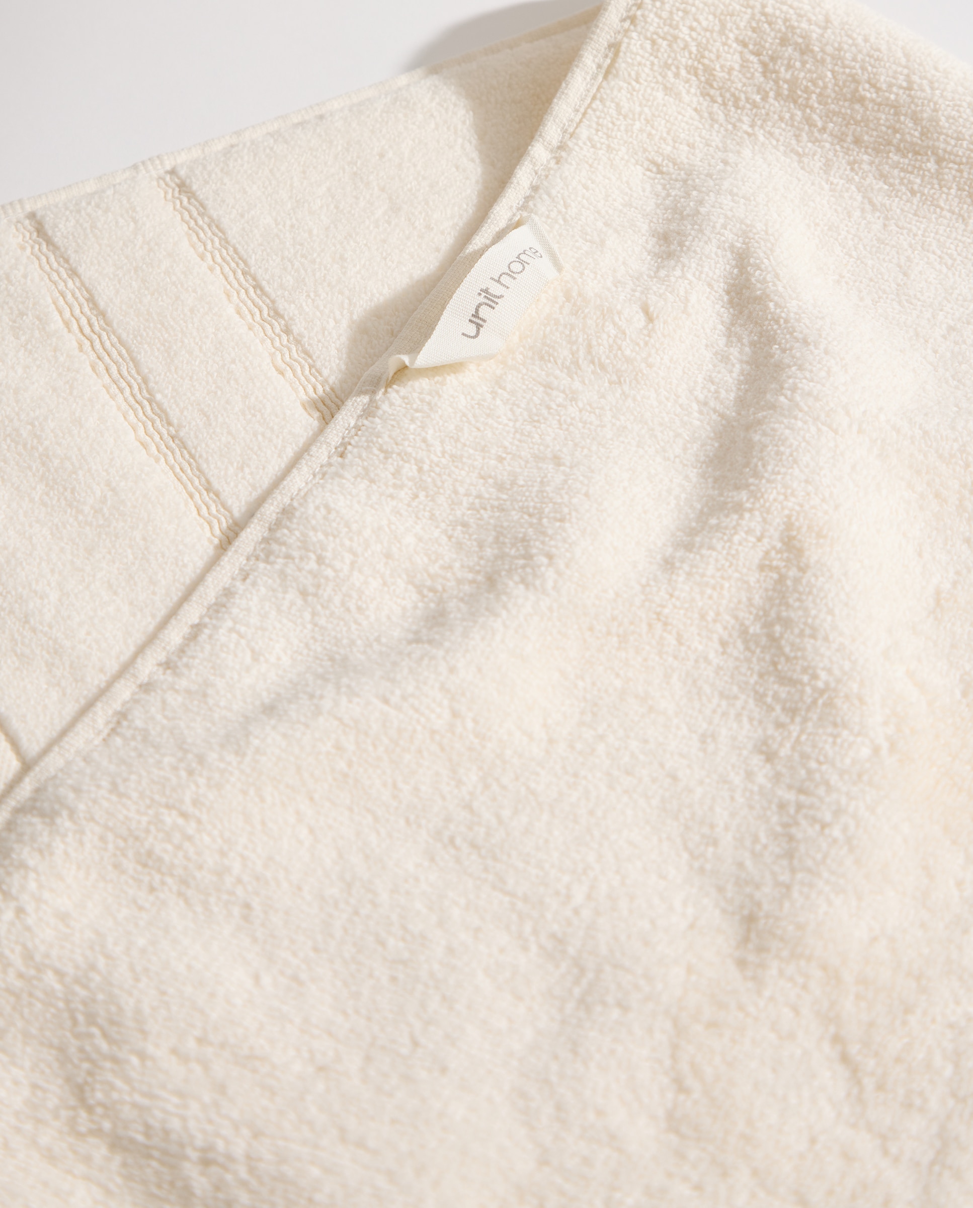 Toalla de baño algodón Básico Blanco roto-4