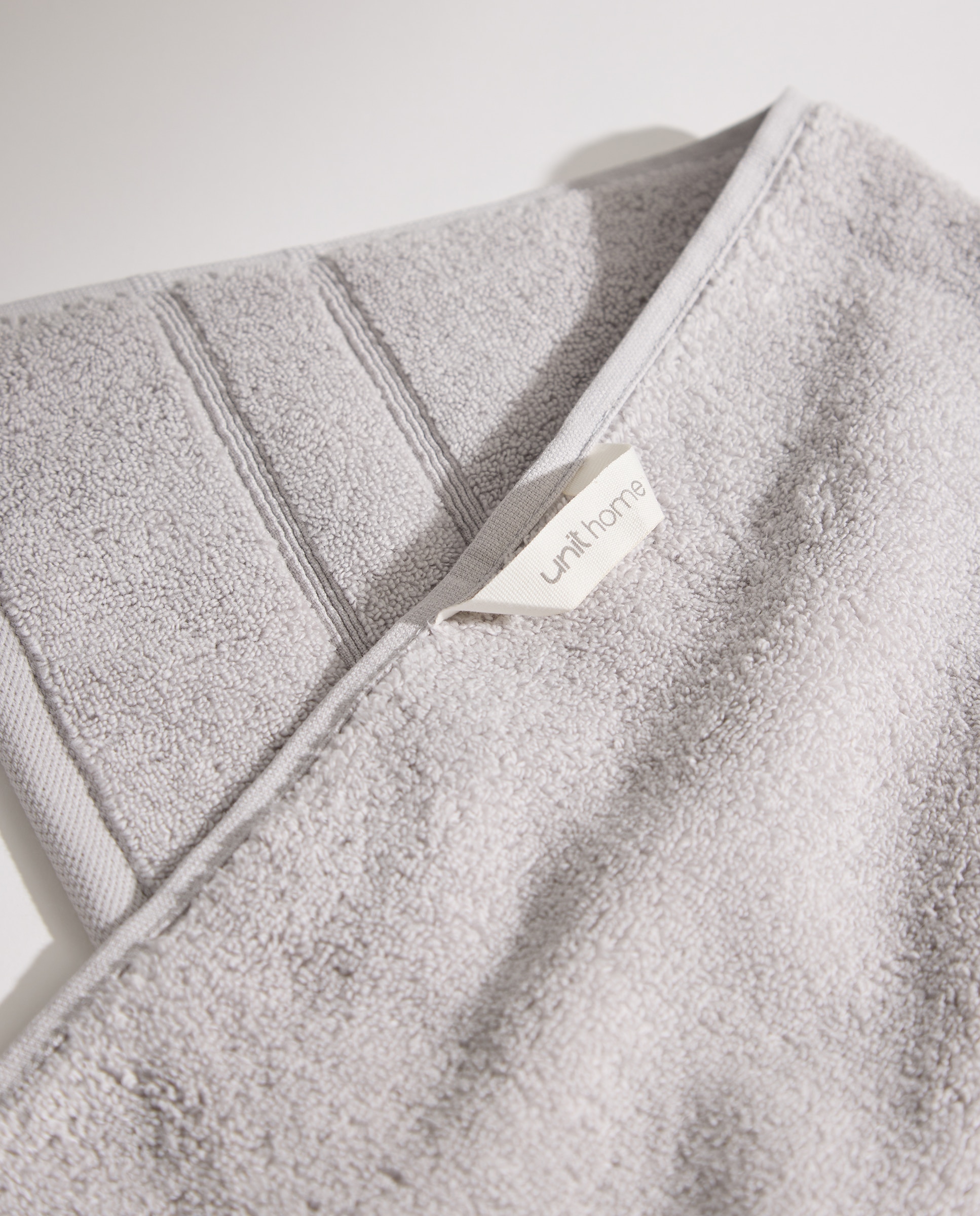 Toalla de baño algodón Básico Gris claro-3
