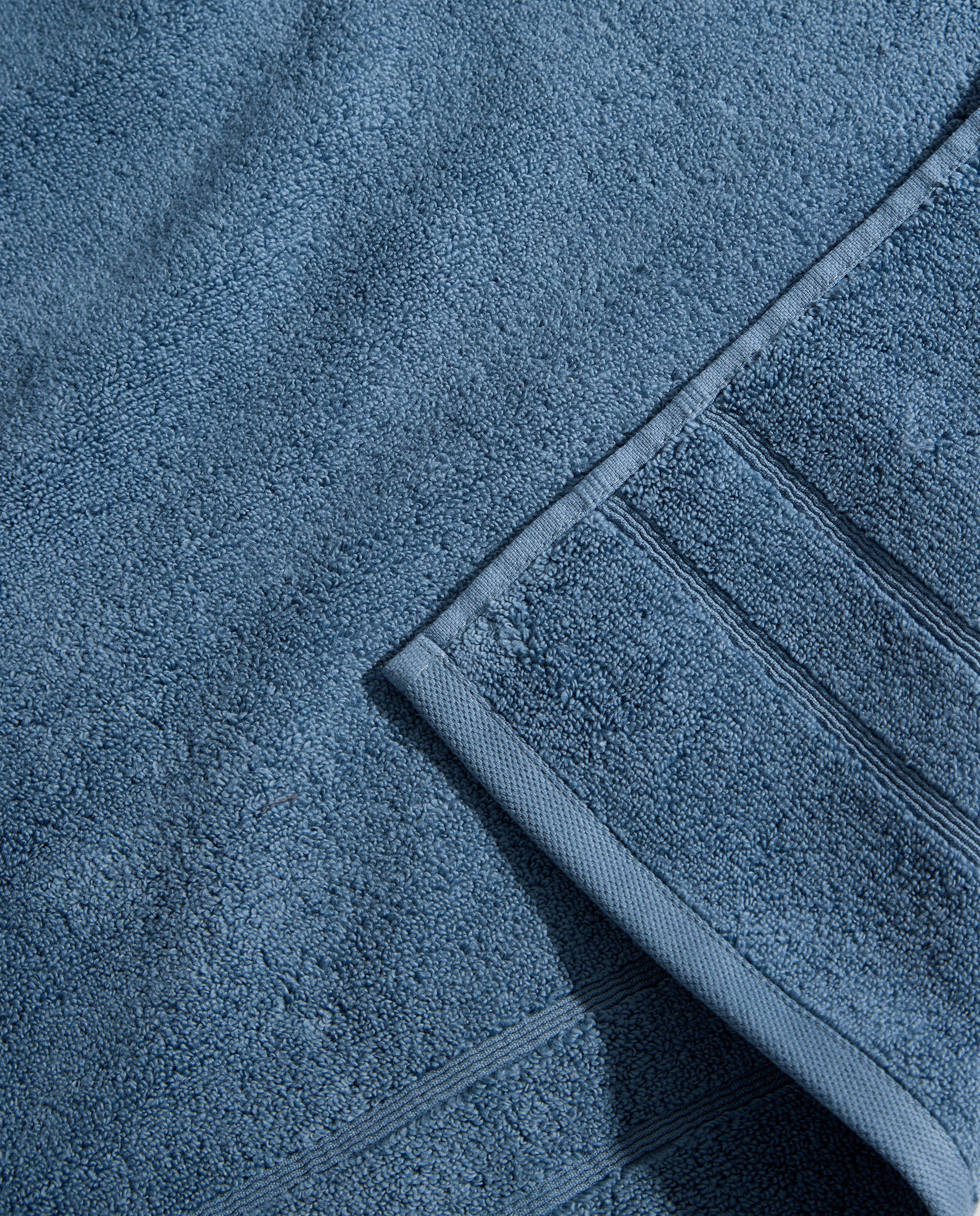 Toalla de baño algodón Básico Azul-4